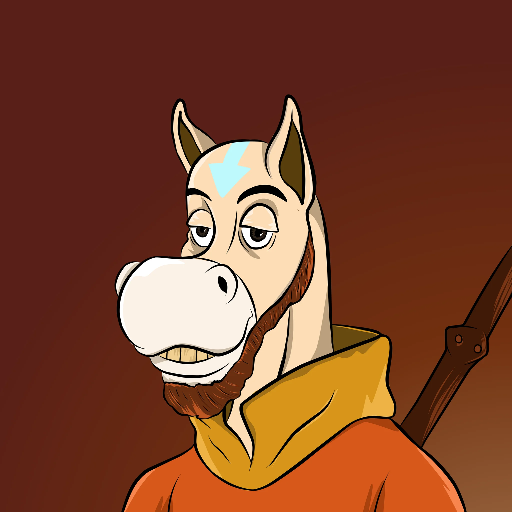 #069 aang horse