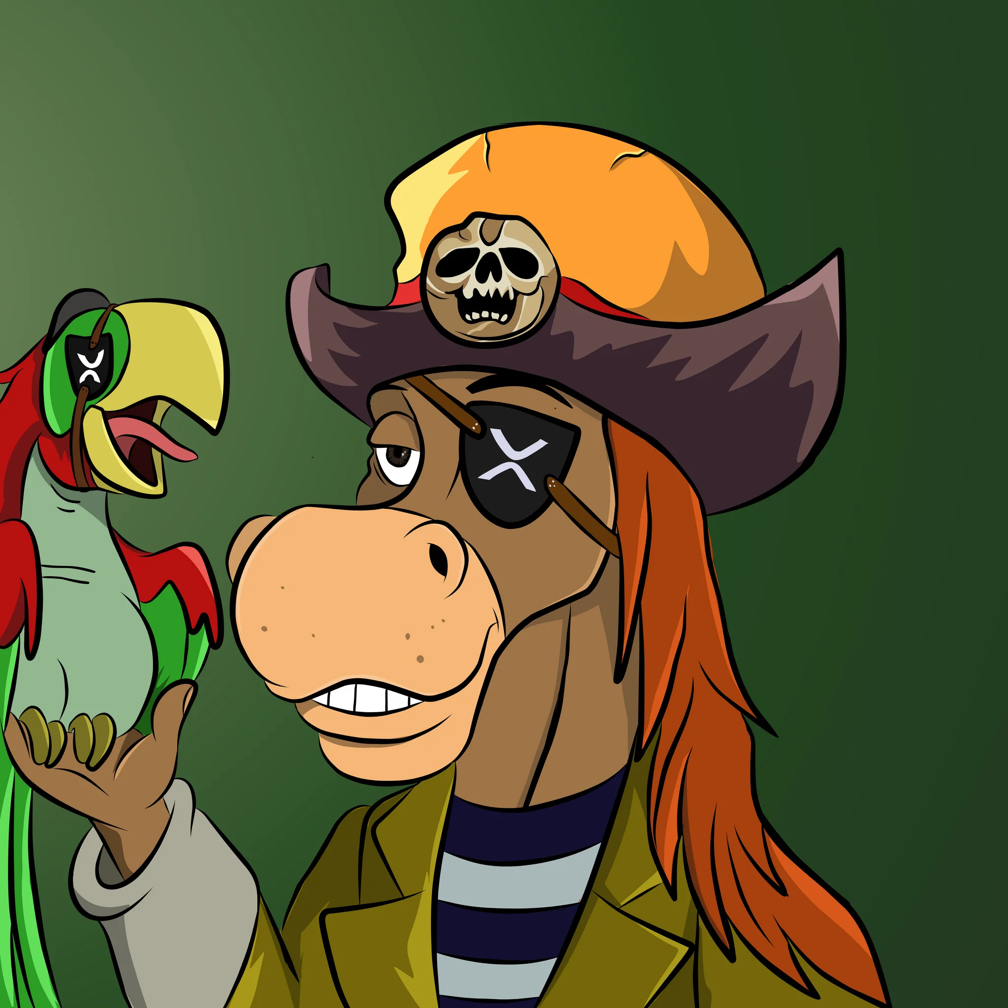 #071 Pirate horse