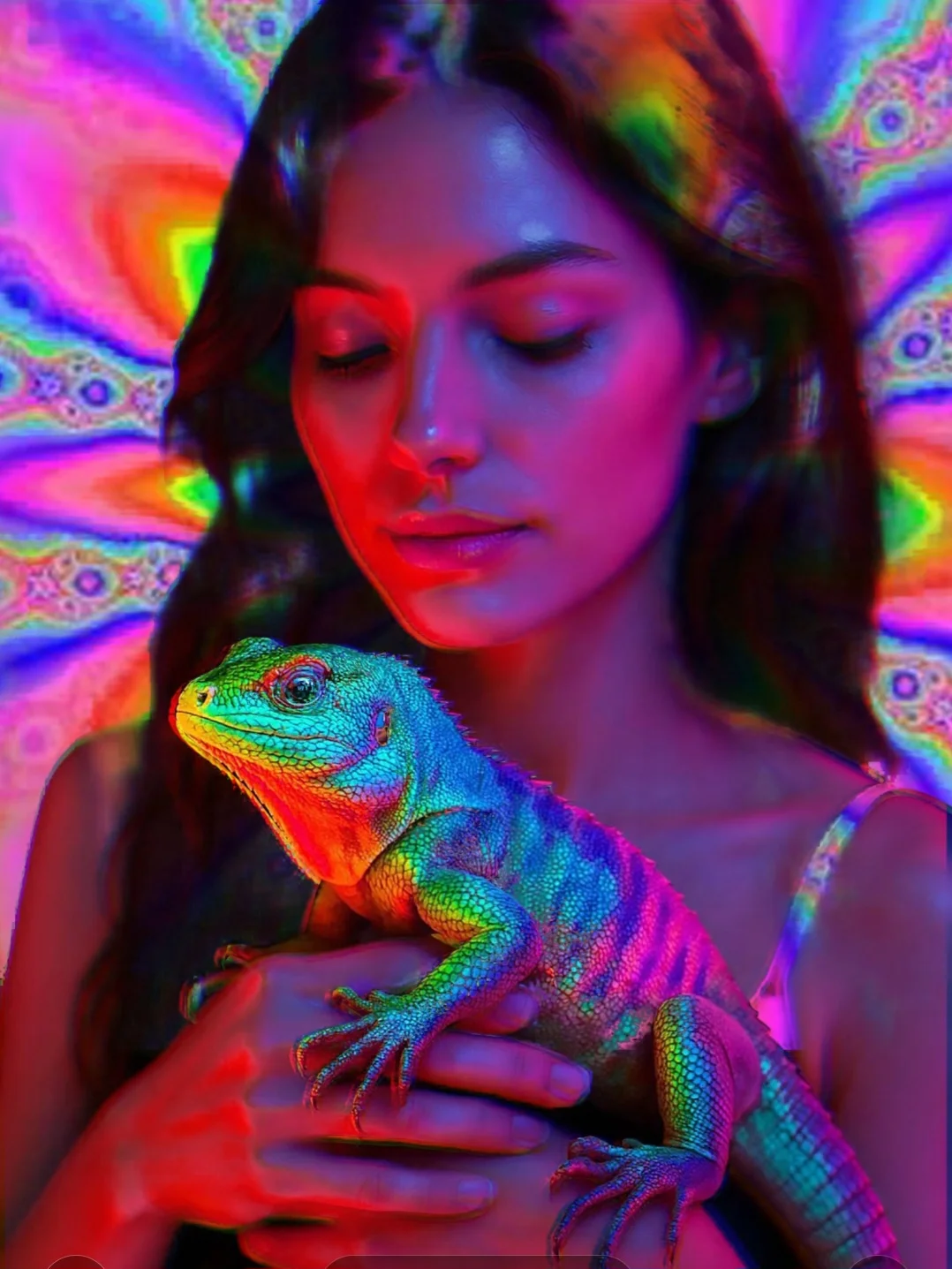 Trapped in the magic of colours