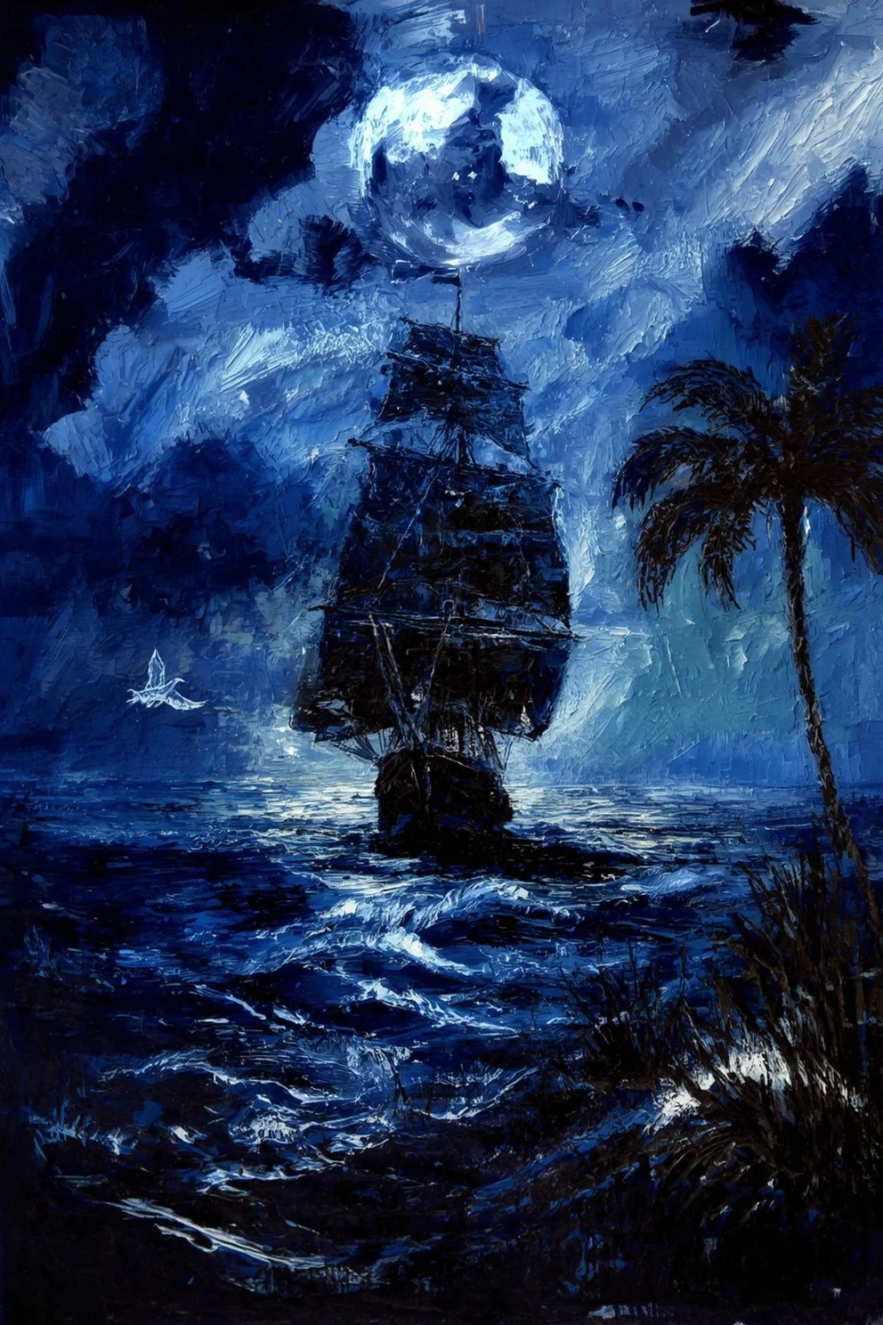 Stormy sea