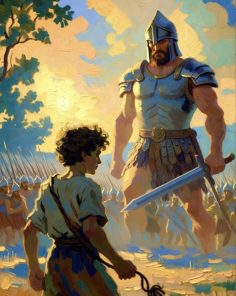 David and Goliath