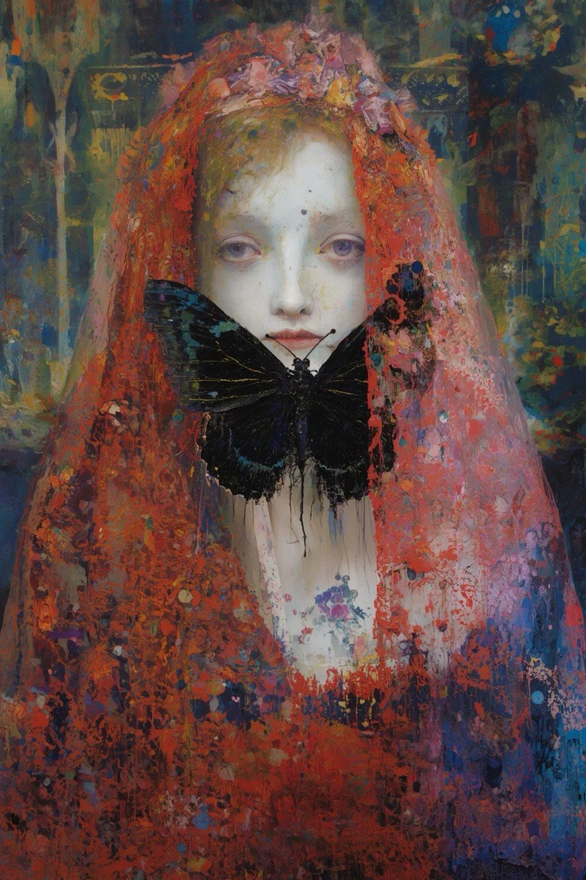 The girl and the butterfly