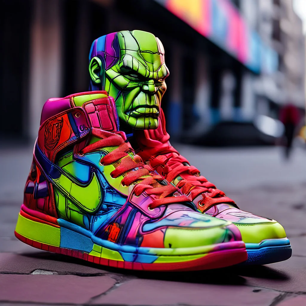 #Hulk-Neon-Shoe