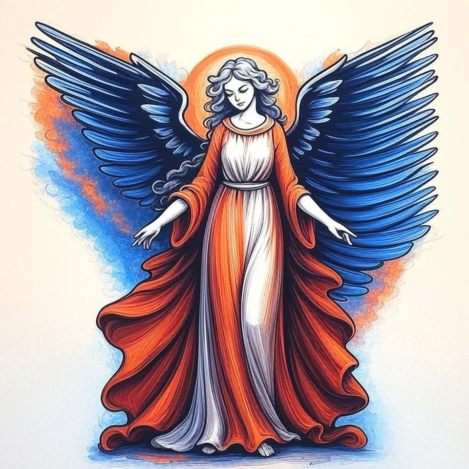 ORANGE LIGHT ANGEL