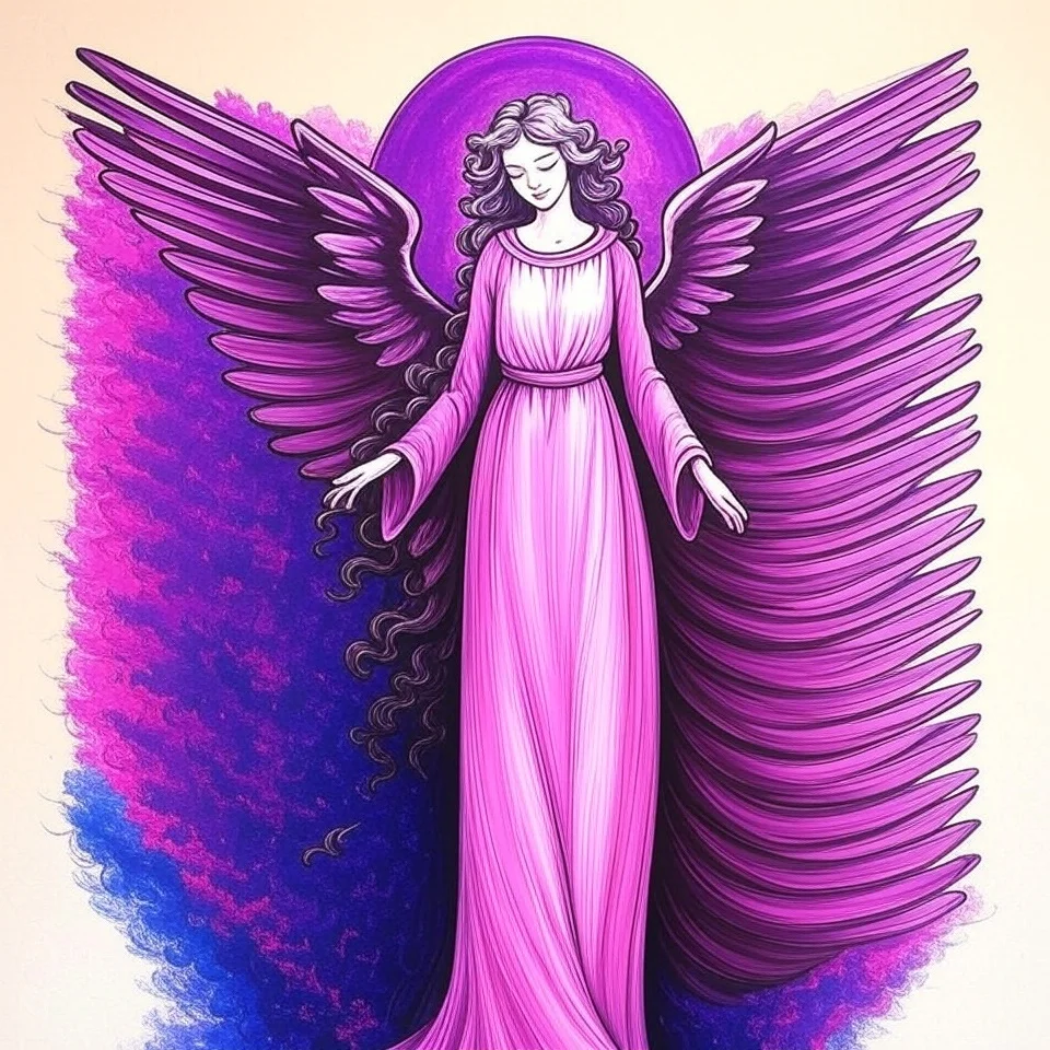 PURPLE LIGHT ANGEL