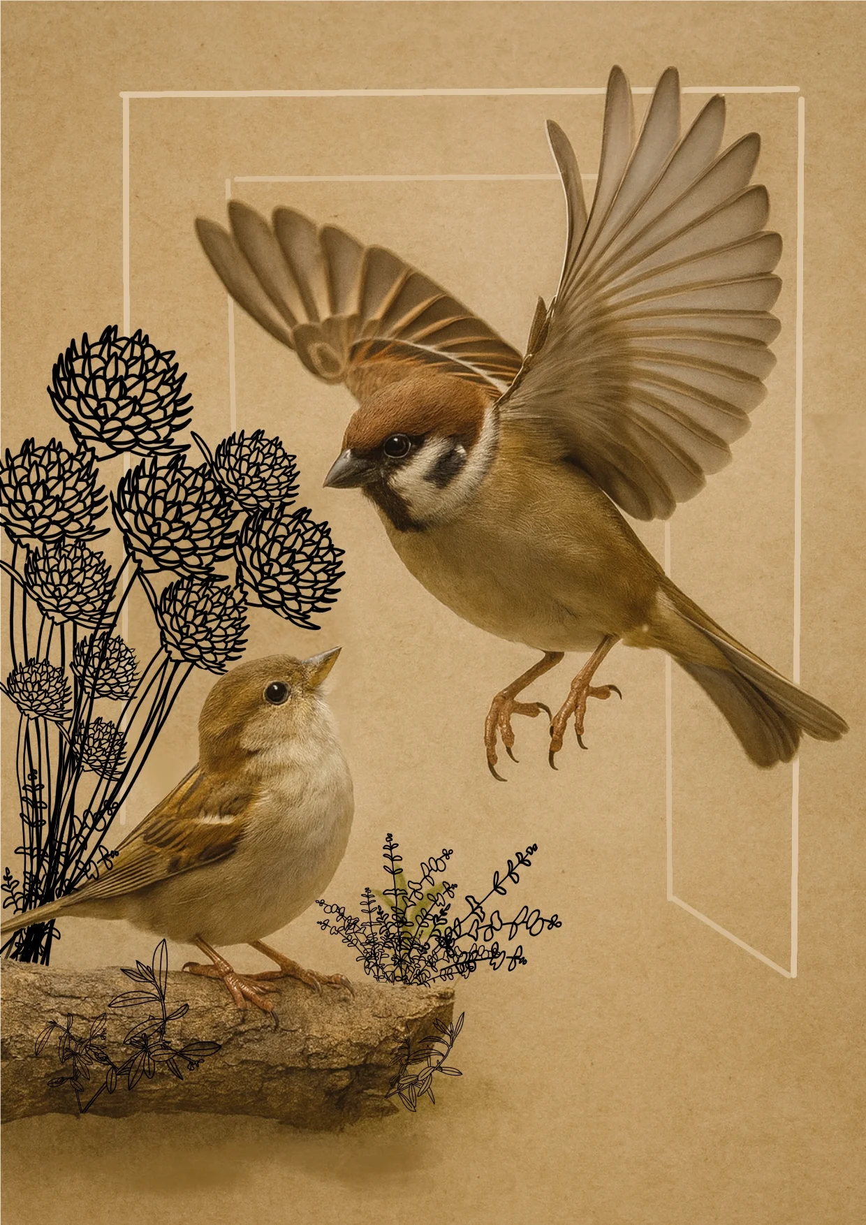 «Teaching the first fly»