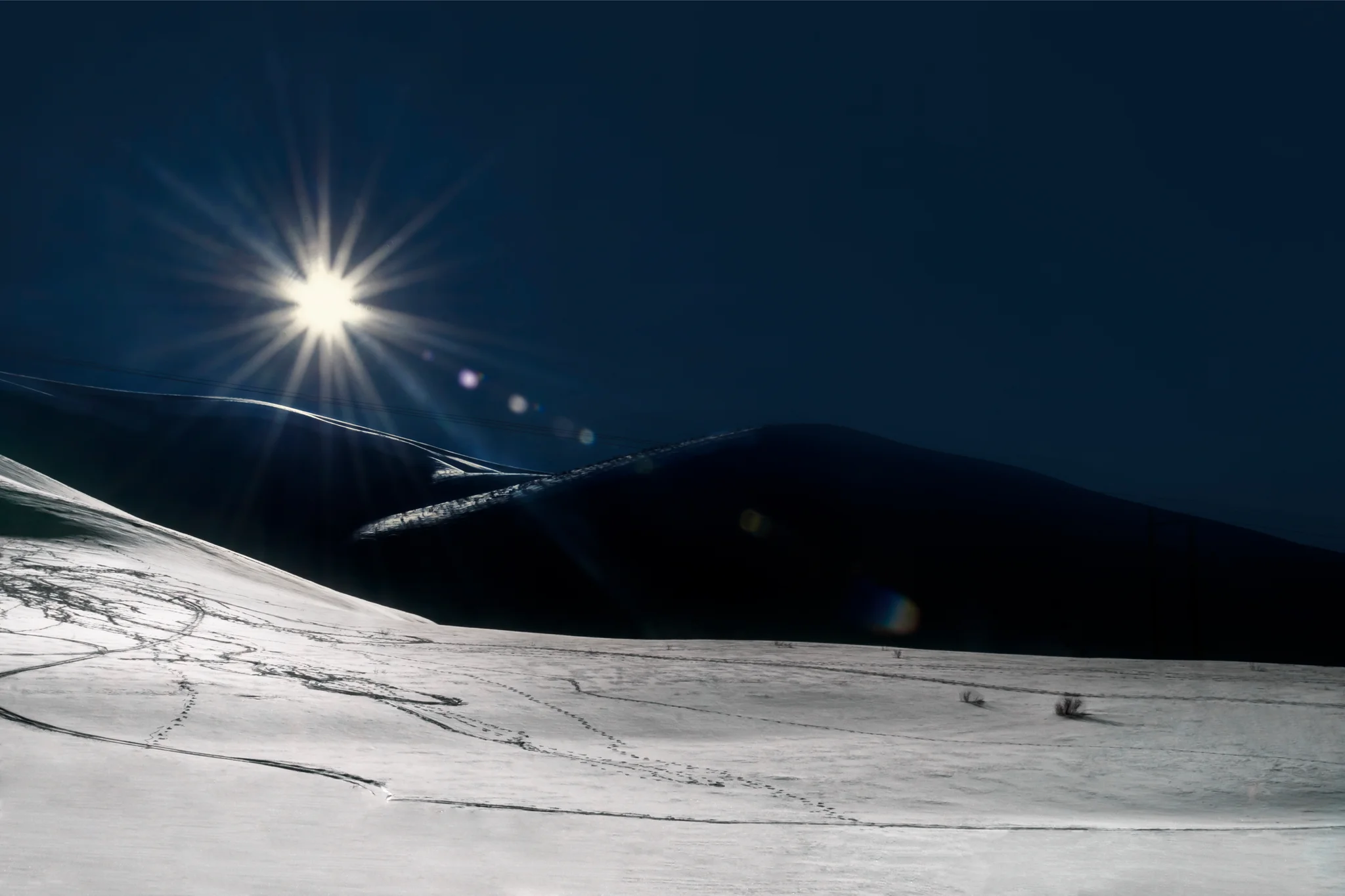 Dance of the Sun on Snow