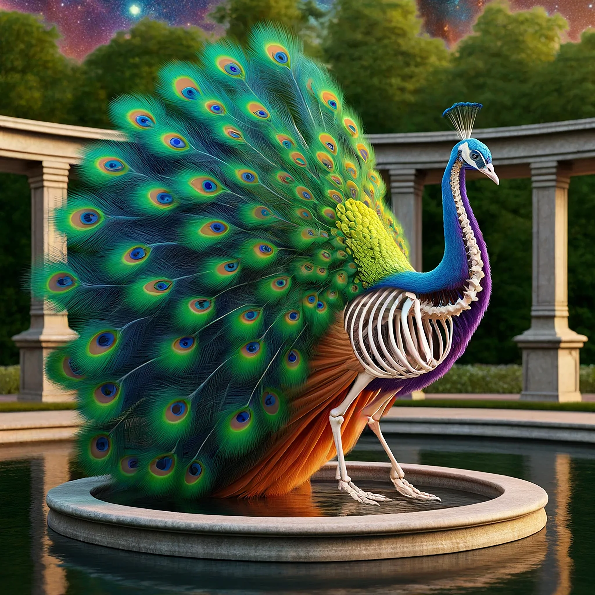 Prysmtail the Peacock