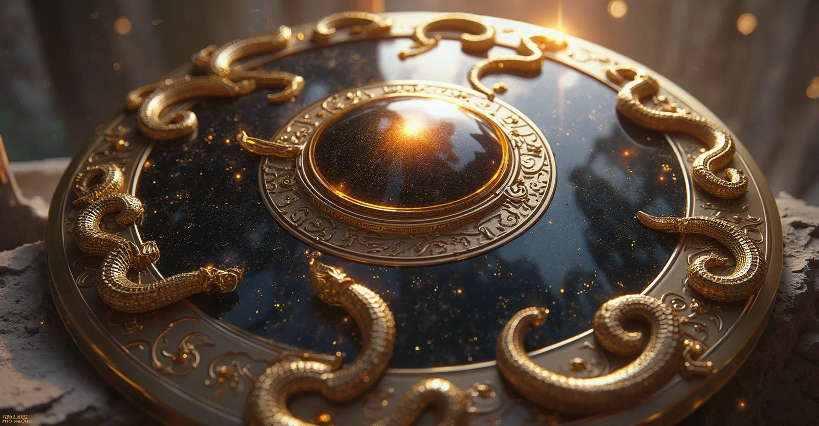 🛡️ The Radiant Aegis of Athena’s Mirror Shield