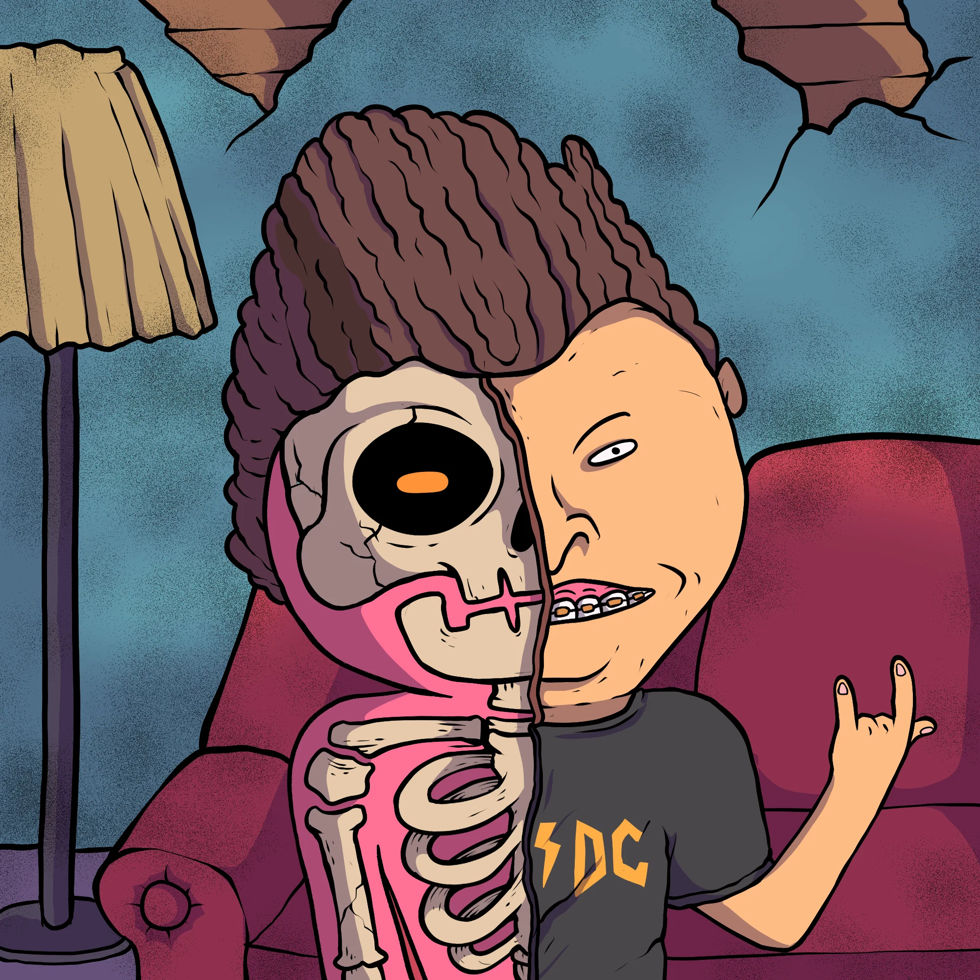 Funky Skullhead