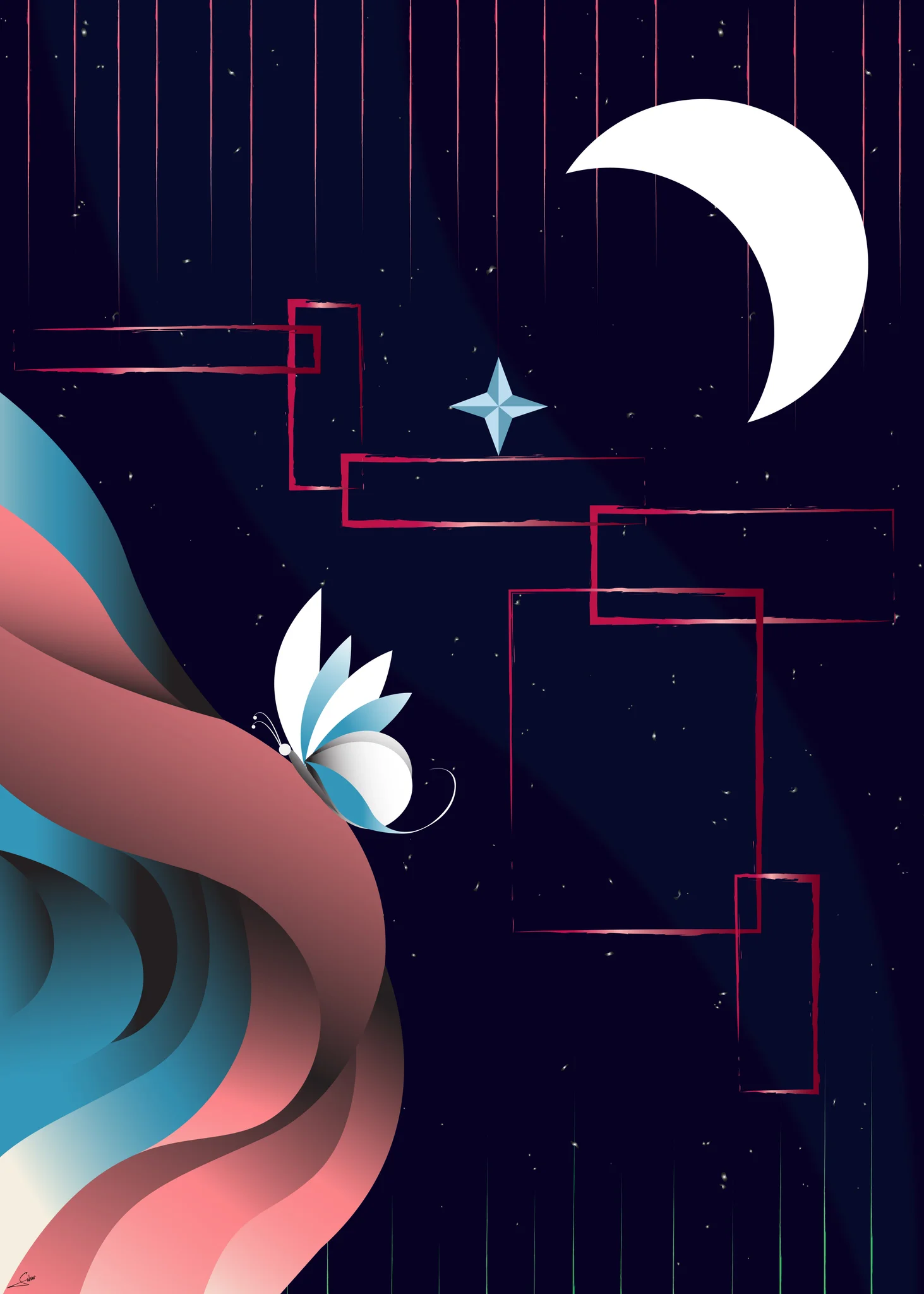 Moonlight Echo of the North Star ✨