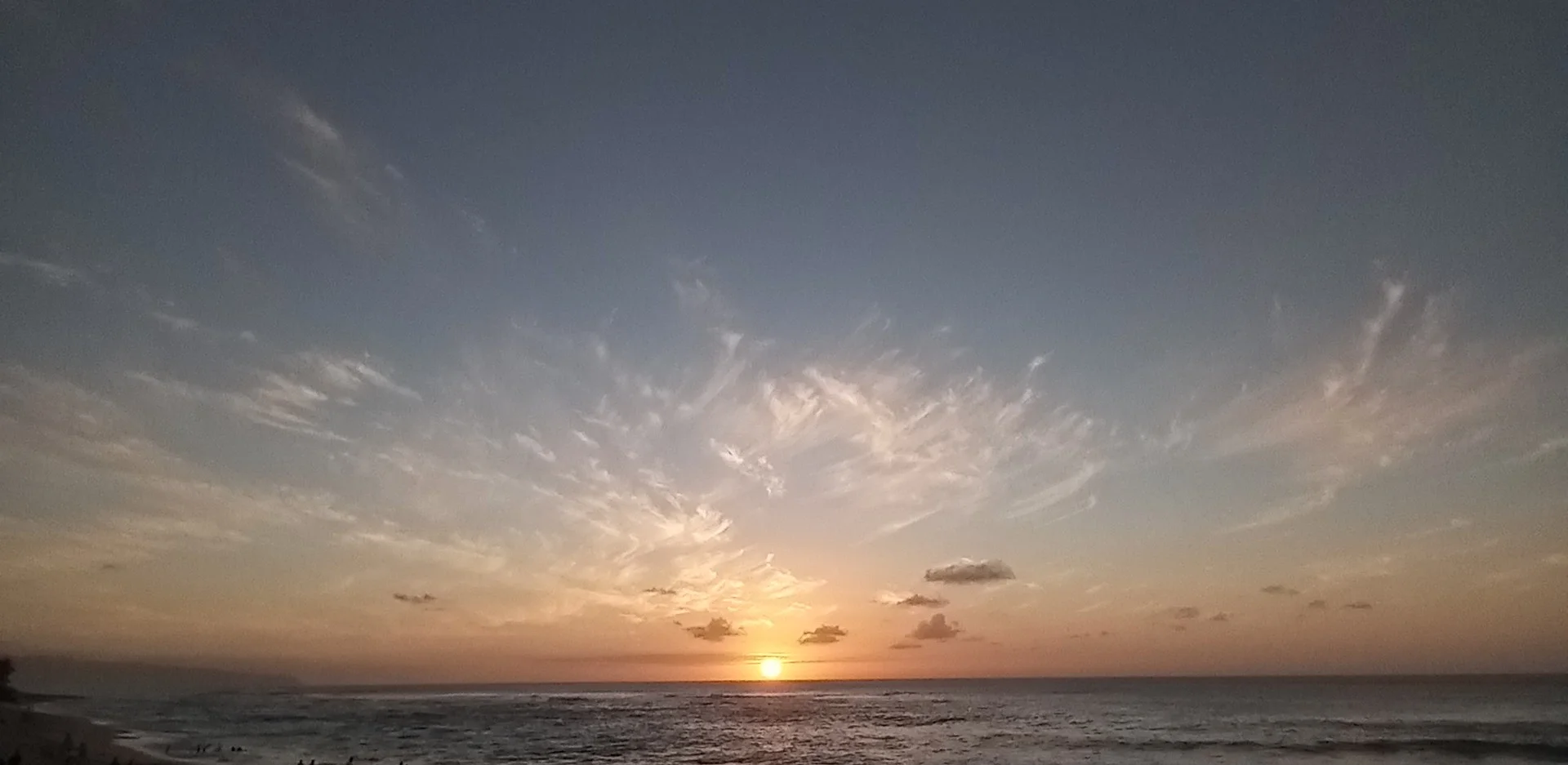 Sunset time