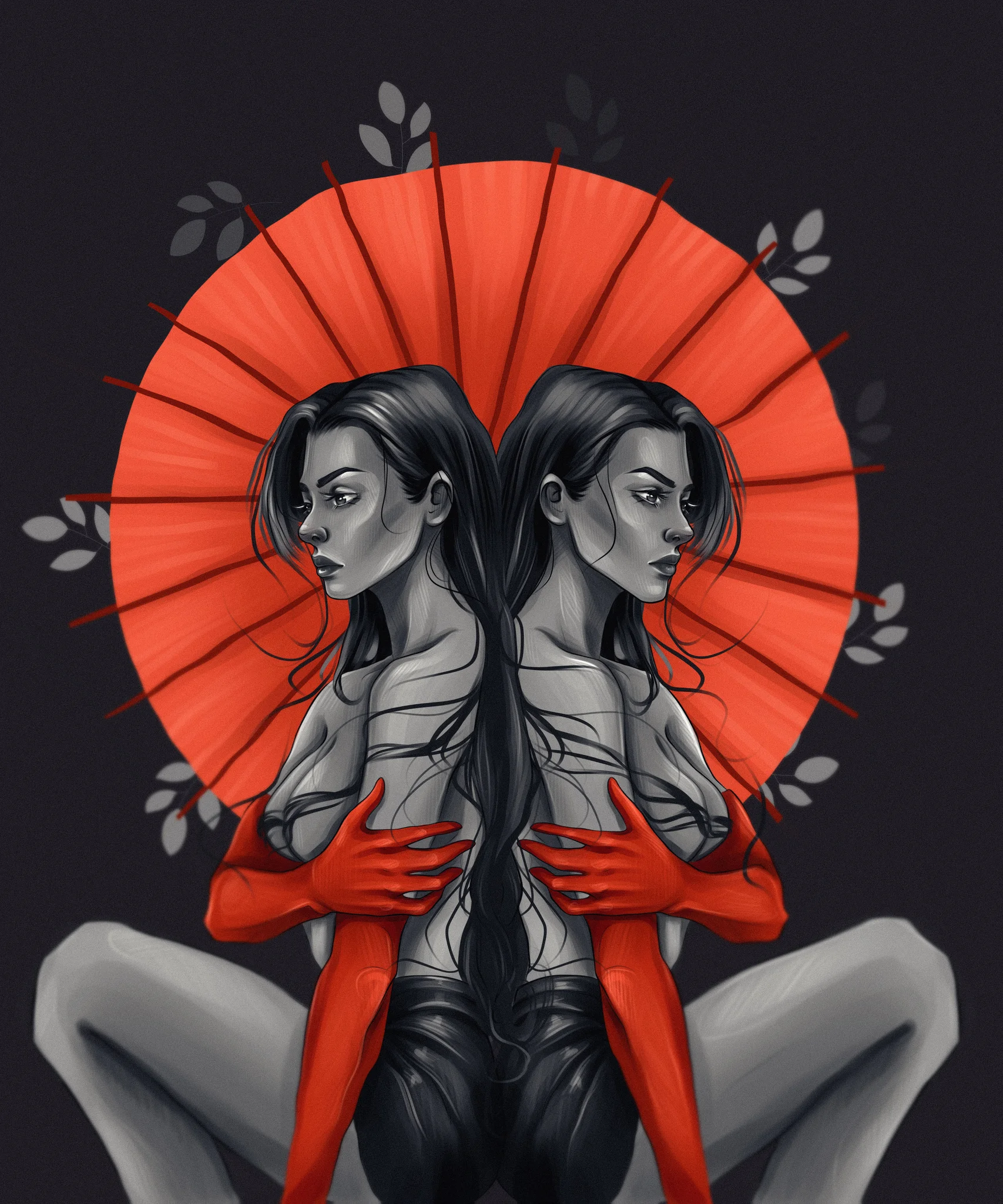 Trapped by reflection
