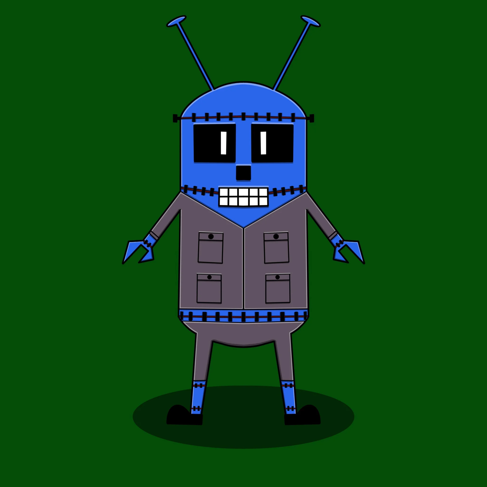 Capsule mecha #Frankenstein
