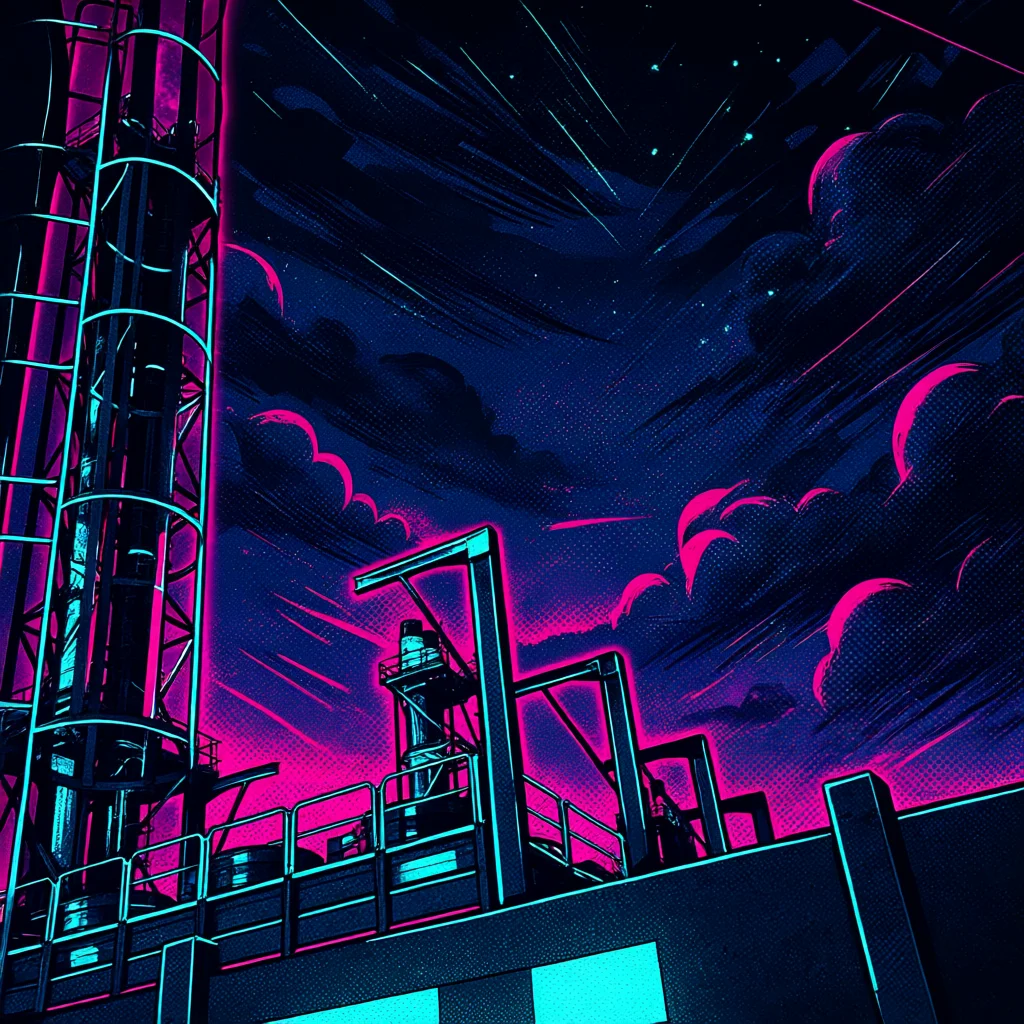 Neon Skies of Industry