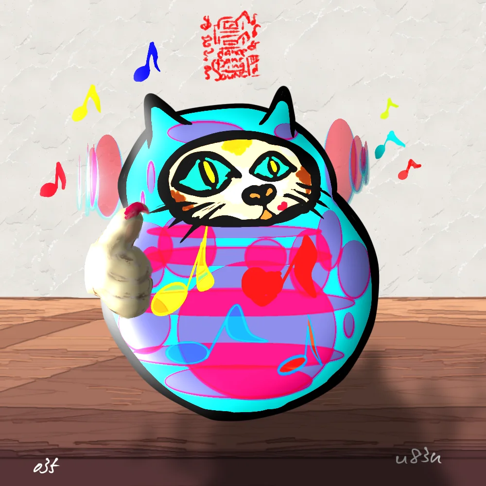 Invitation Daruma(Dancing, Sound)