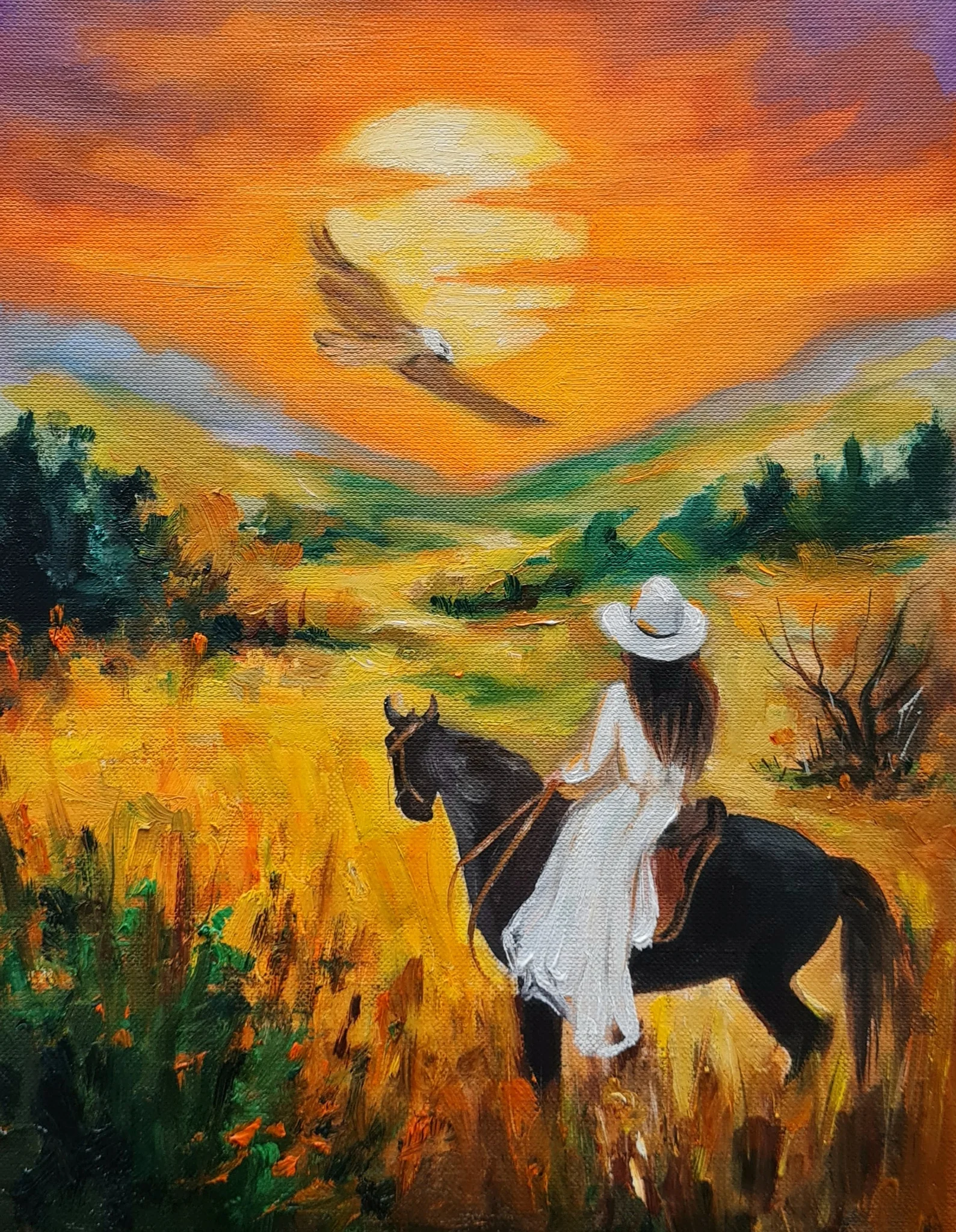 Rider of the Sunset