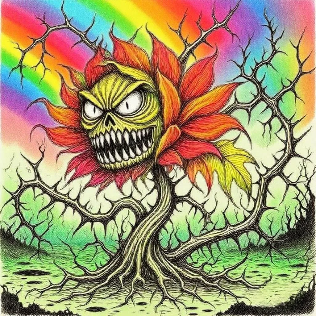 The skullling sunflower