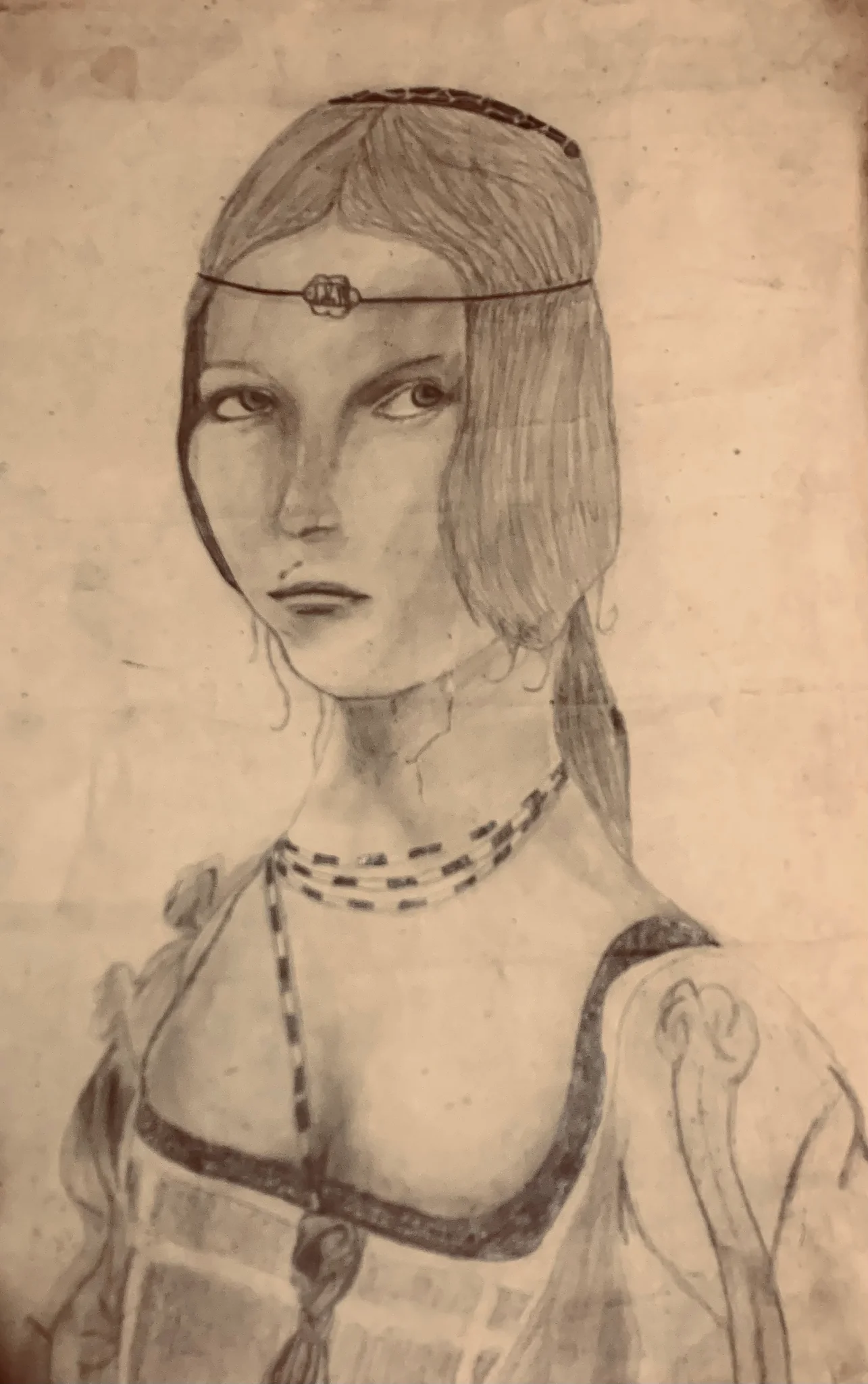 Unknown lady Inspired by DiVinci