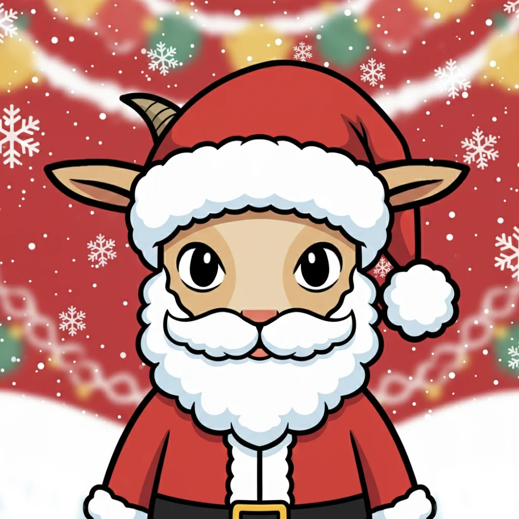 Santa Goat #32