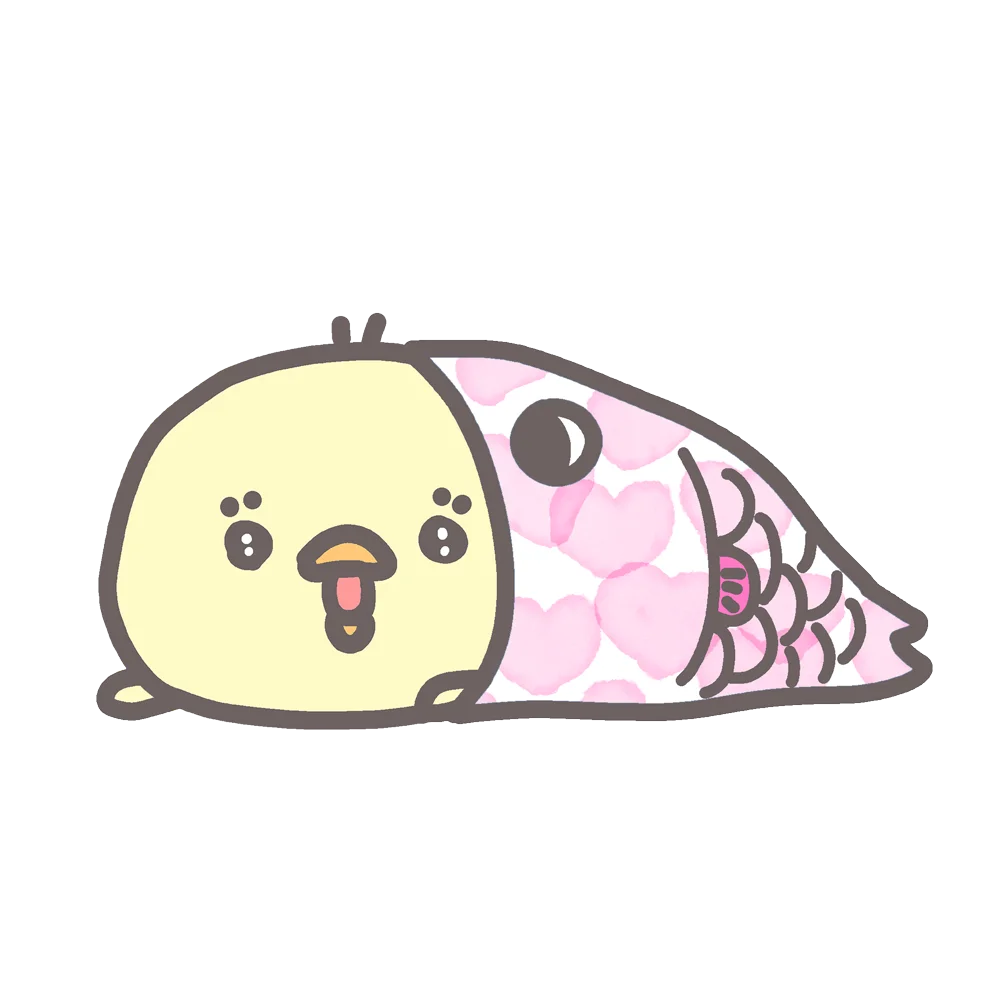 こいのぼりぴよこ(Piyoko in a carp streamer)7