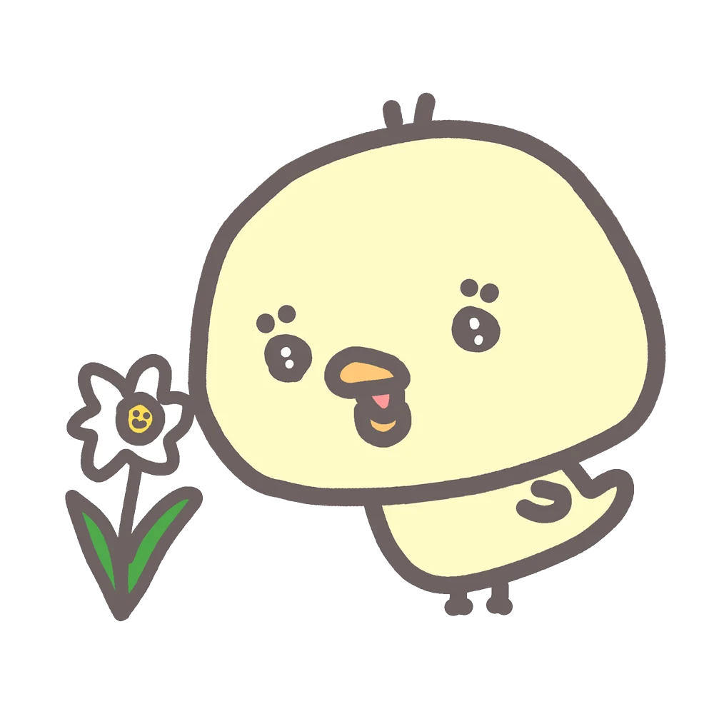 ぴよこと春のお花たち(Piyoko and Spring Flowers)4