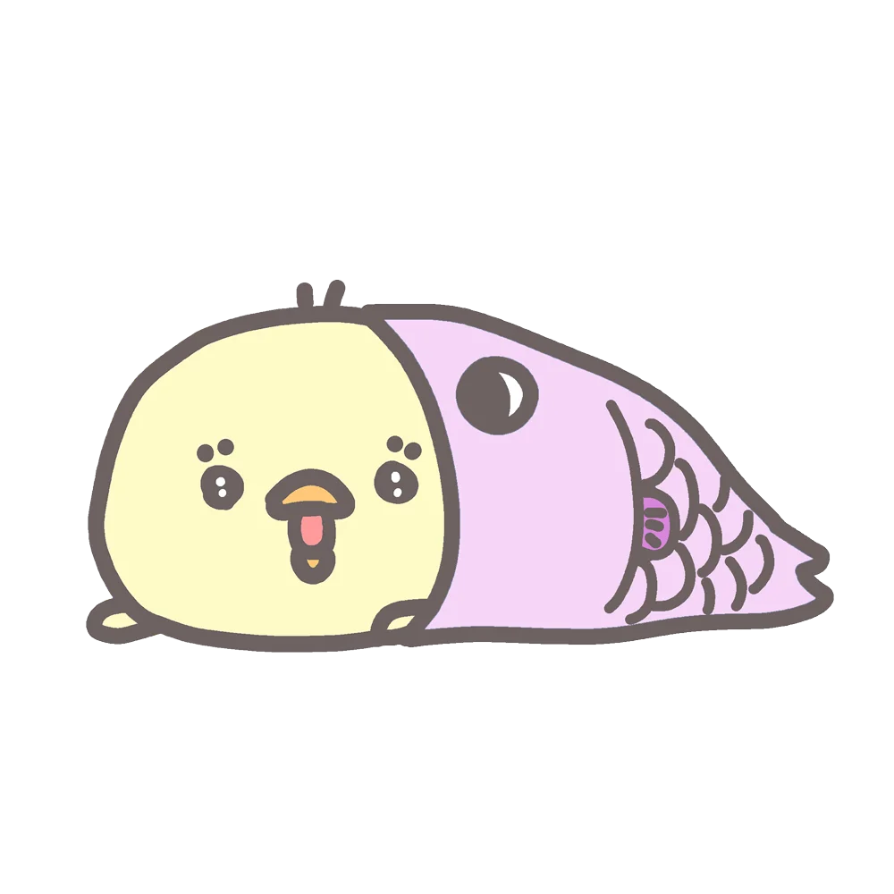 こいのぼりぴよこ(Piyoko in a carp streamer)5