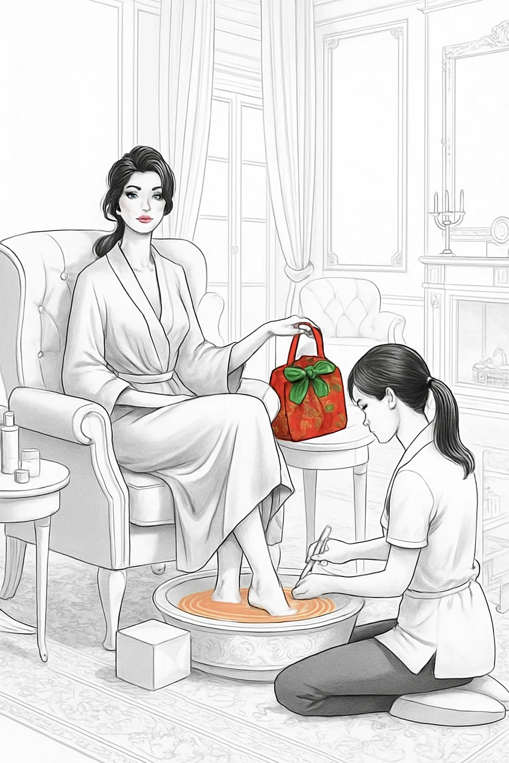 The Queen’s Pedicure 