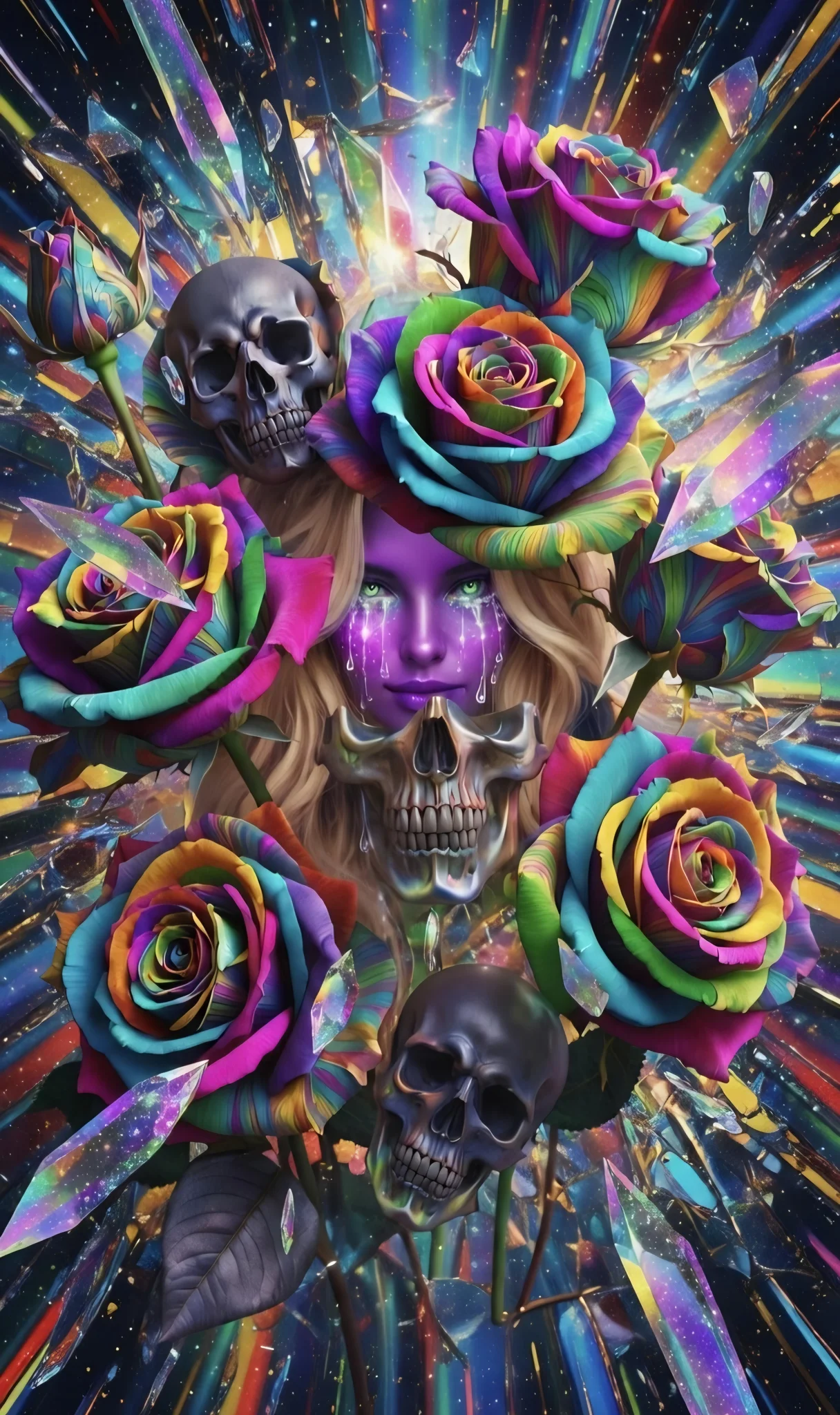 Cosmic Rosefall