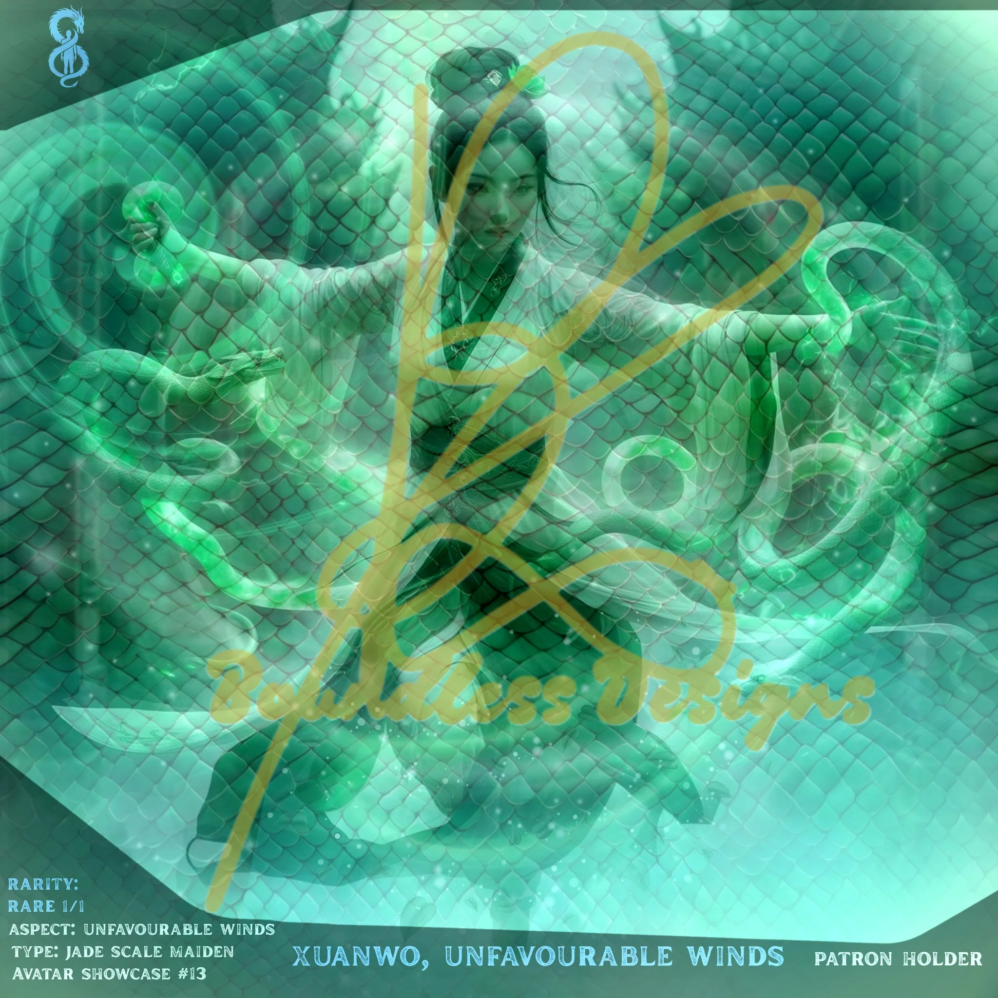 AVATAR SHOWCASE #13 XUANWO, UNFAVORABLE WINDS 1/1 SIGNED (WITH UNLOCKABLE CONTENT NO SIGNATURE VARIANT)