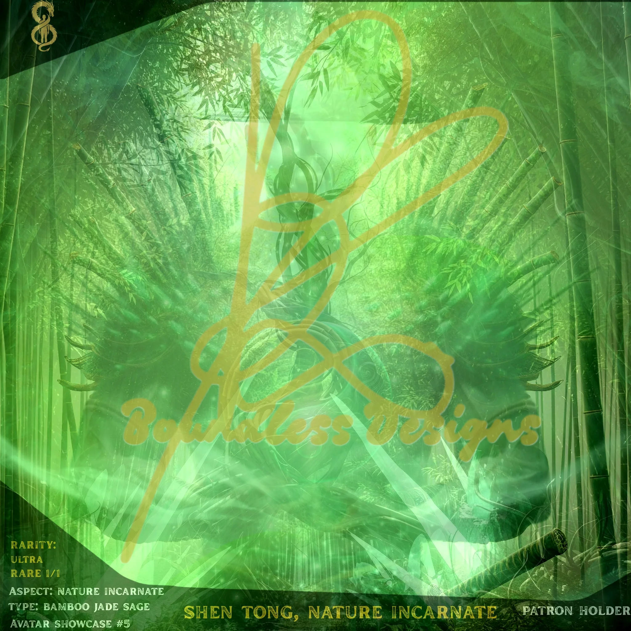 AVATAR SHOWCASE #5 SHEN TONG, NATURE'S INCARNATE SIGNED (WITH UNLOCKABLE CONTENT NO SIGNATURE VARIANT