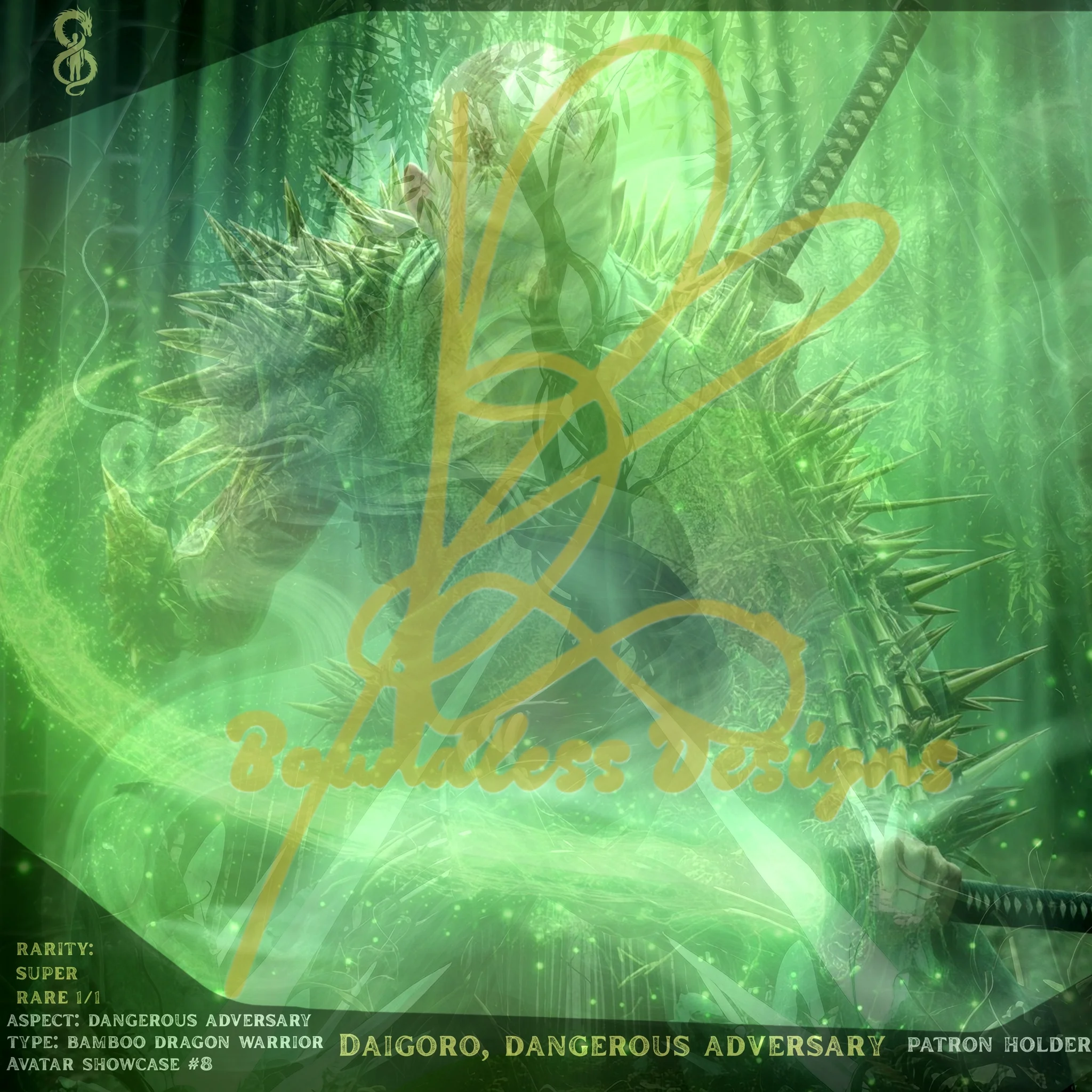 AVATAR SHOWCASE #8 DAIGORO, DANGEROUS ADVERSARY SIGNED (WITH UNLOCKABLE CONTENT NO SIGNATURE VARIANT)