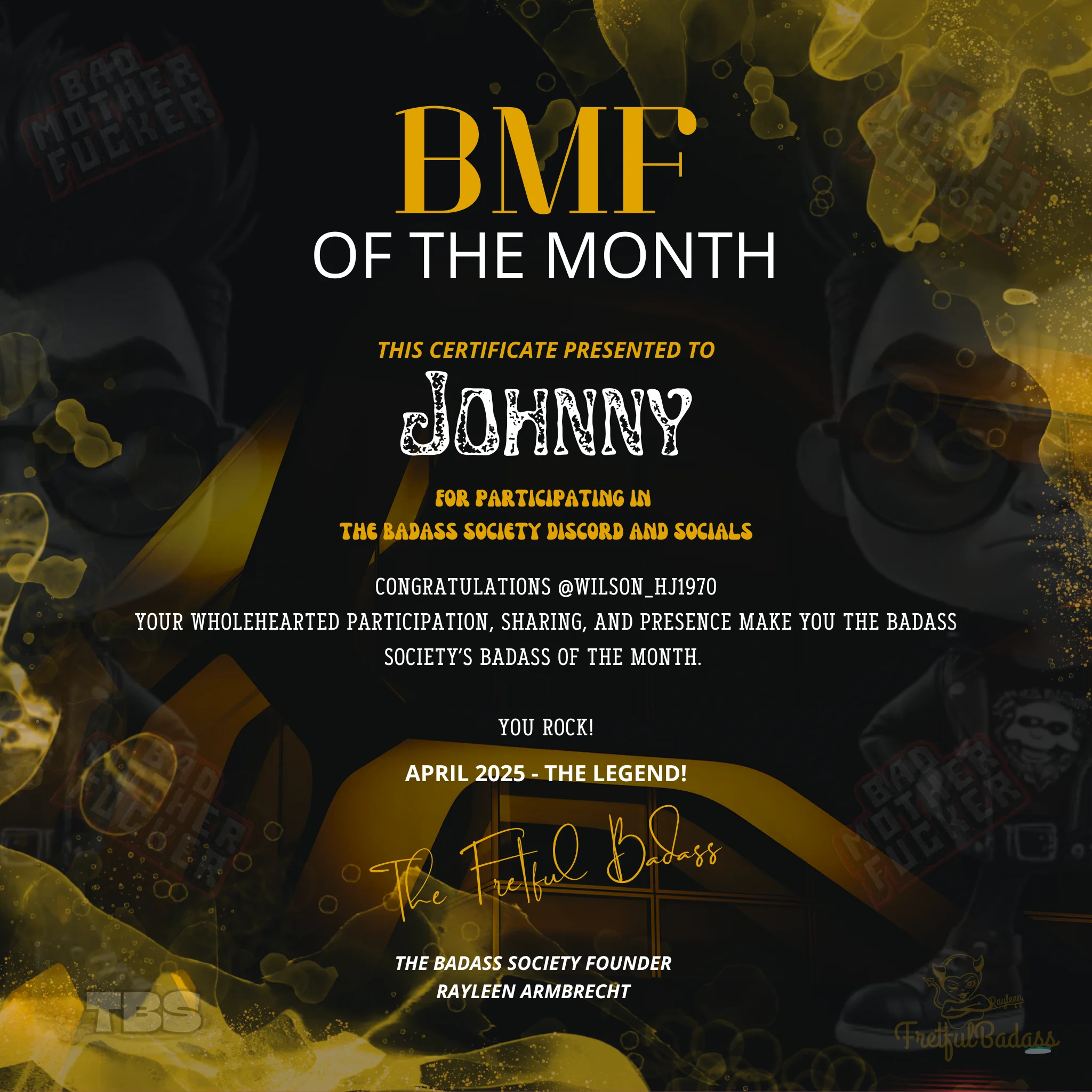 BMF #4 - JOHNNY