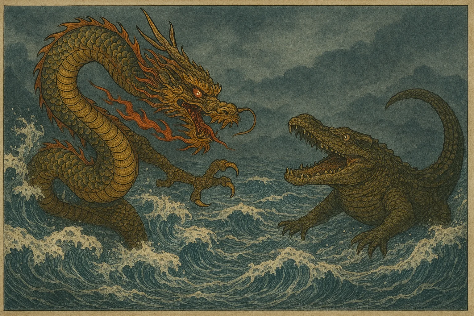 Dragon and the Alligator