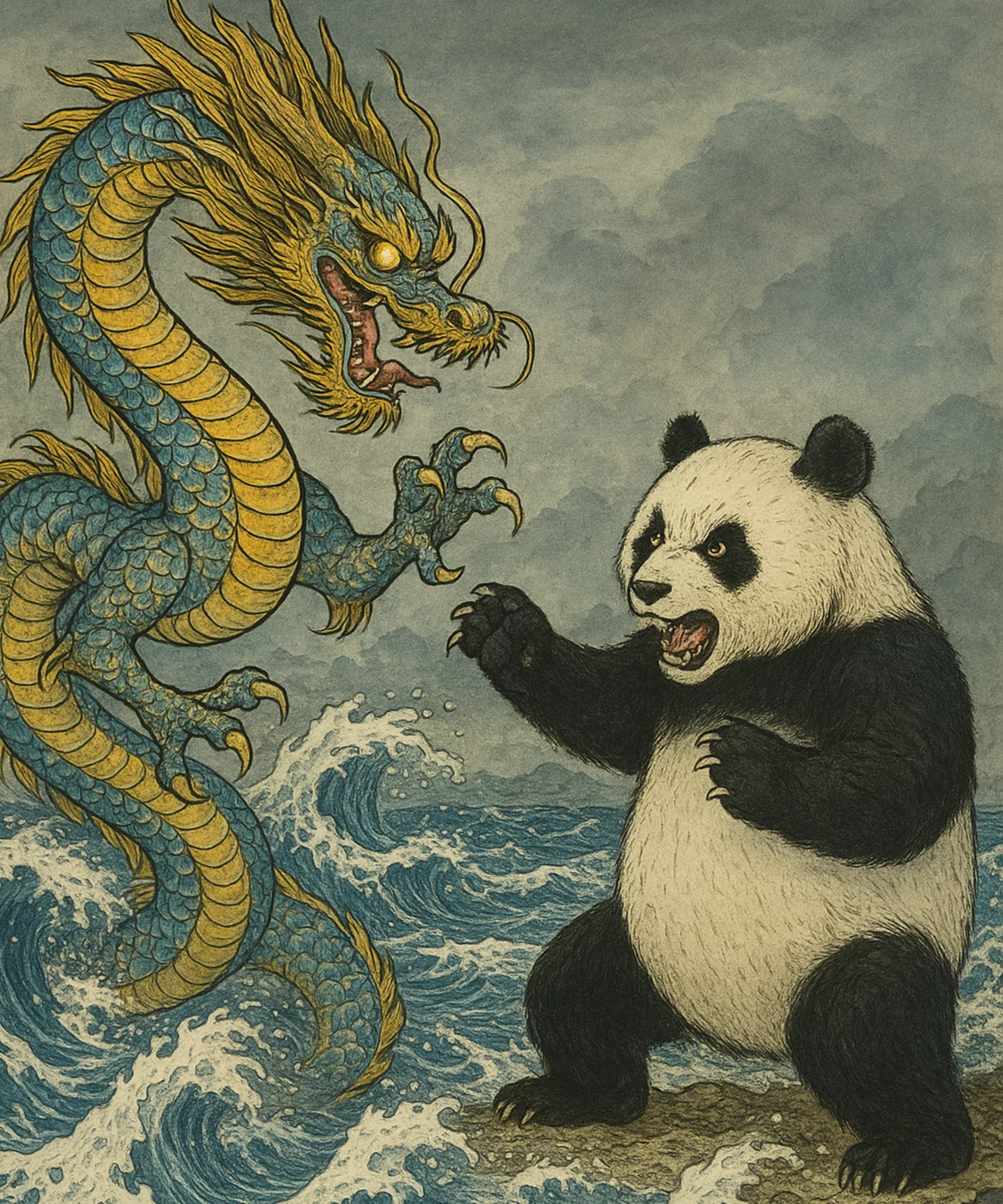 Dragon and the panda Wavekeeper