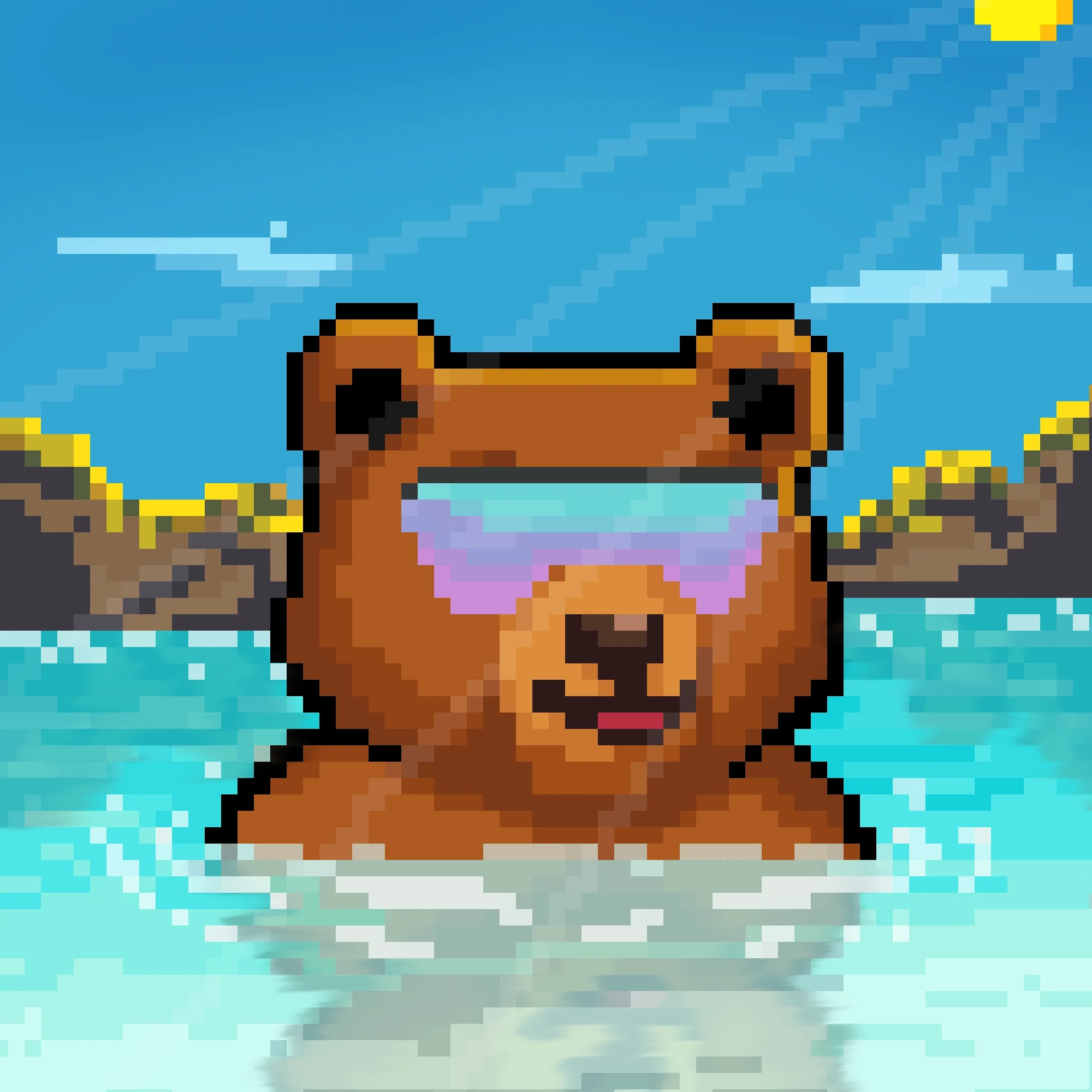 Swimming Bear