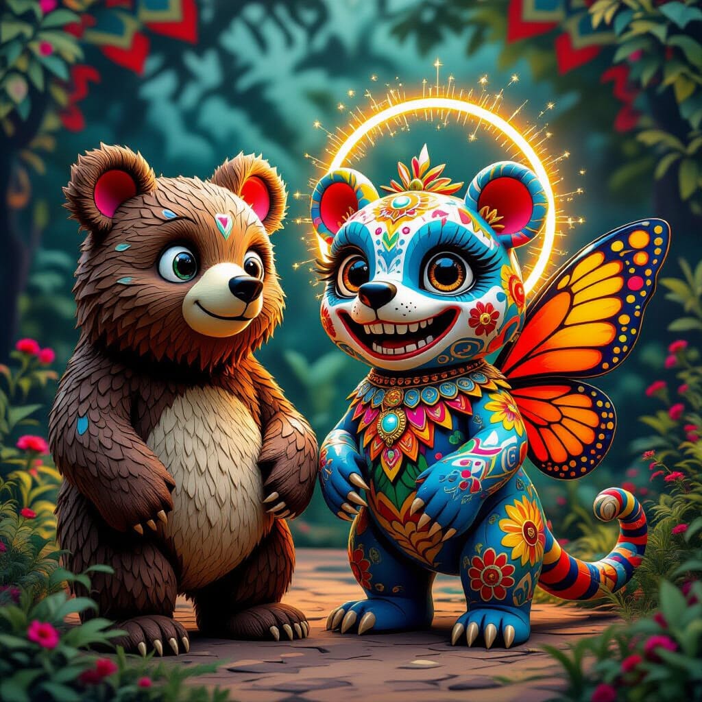 googly moogly bush bear meet 