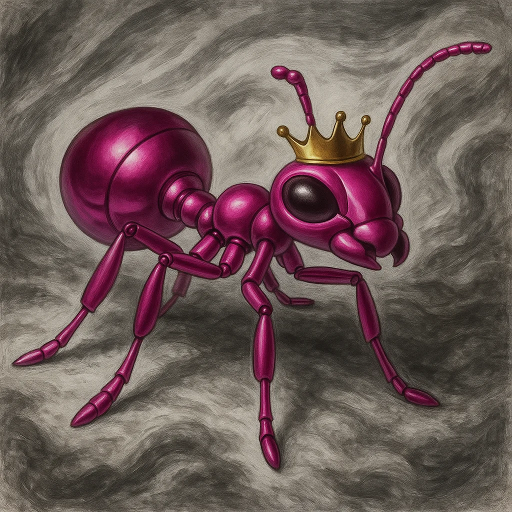 Pink ant