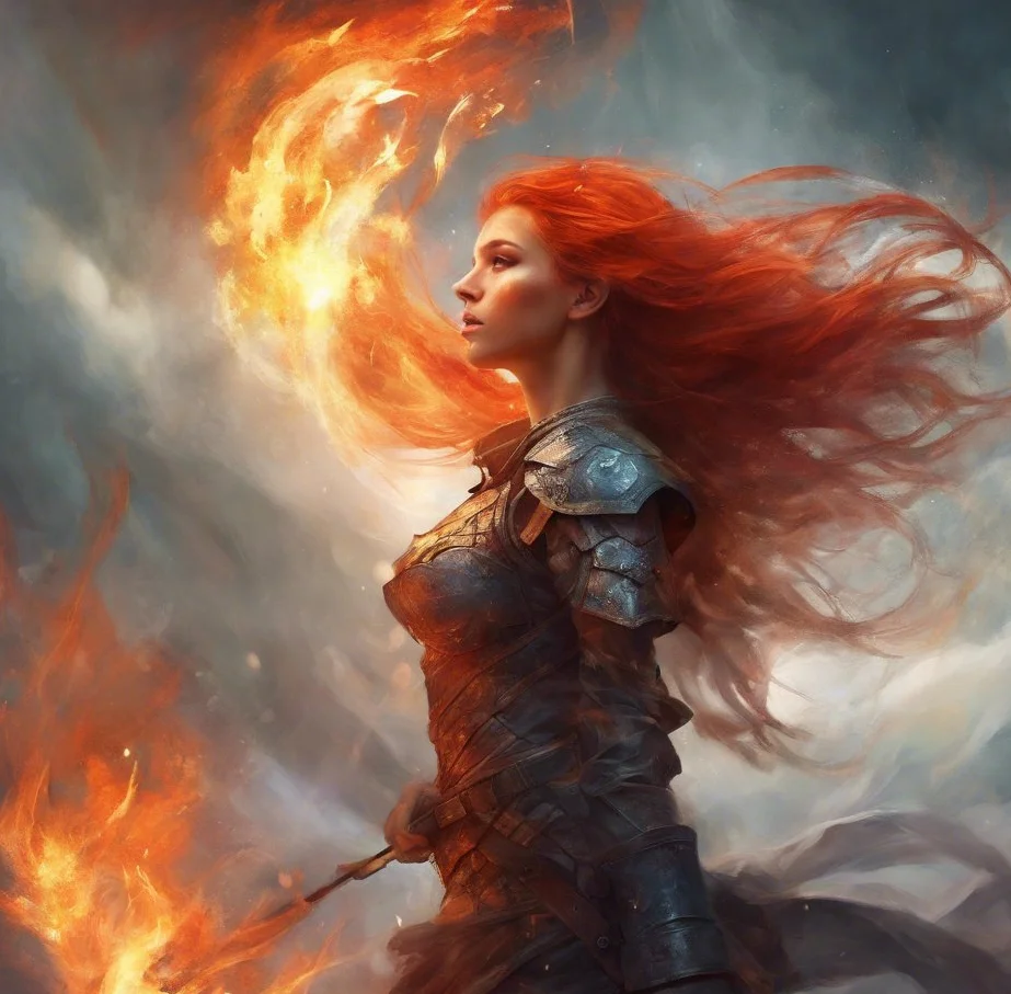 Angel on fire 
