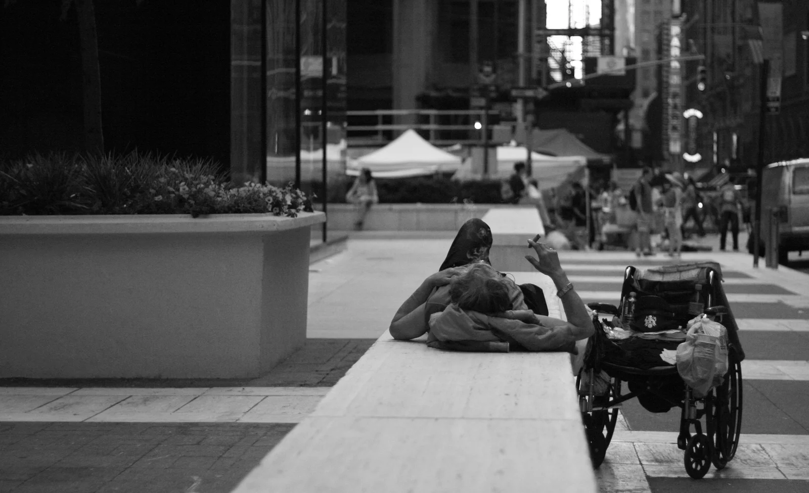 Resting on Manhattan