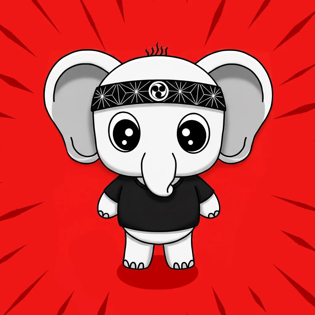 Charming elephant #37