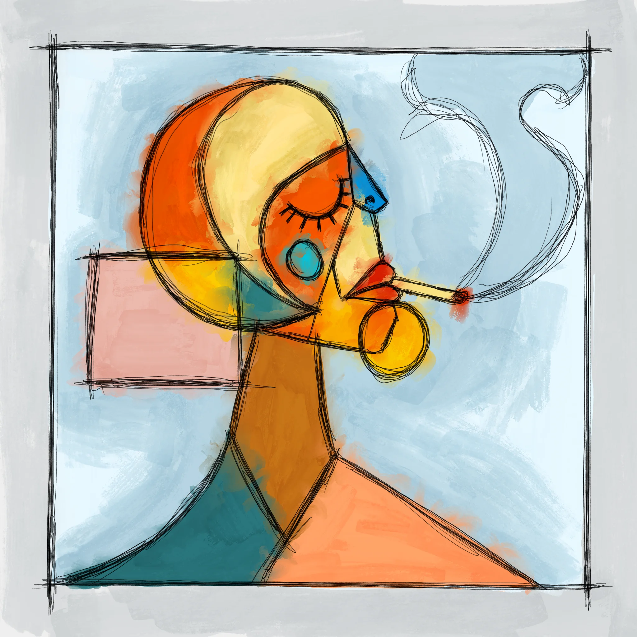 Silence and cigarettes 