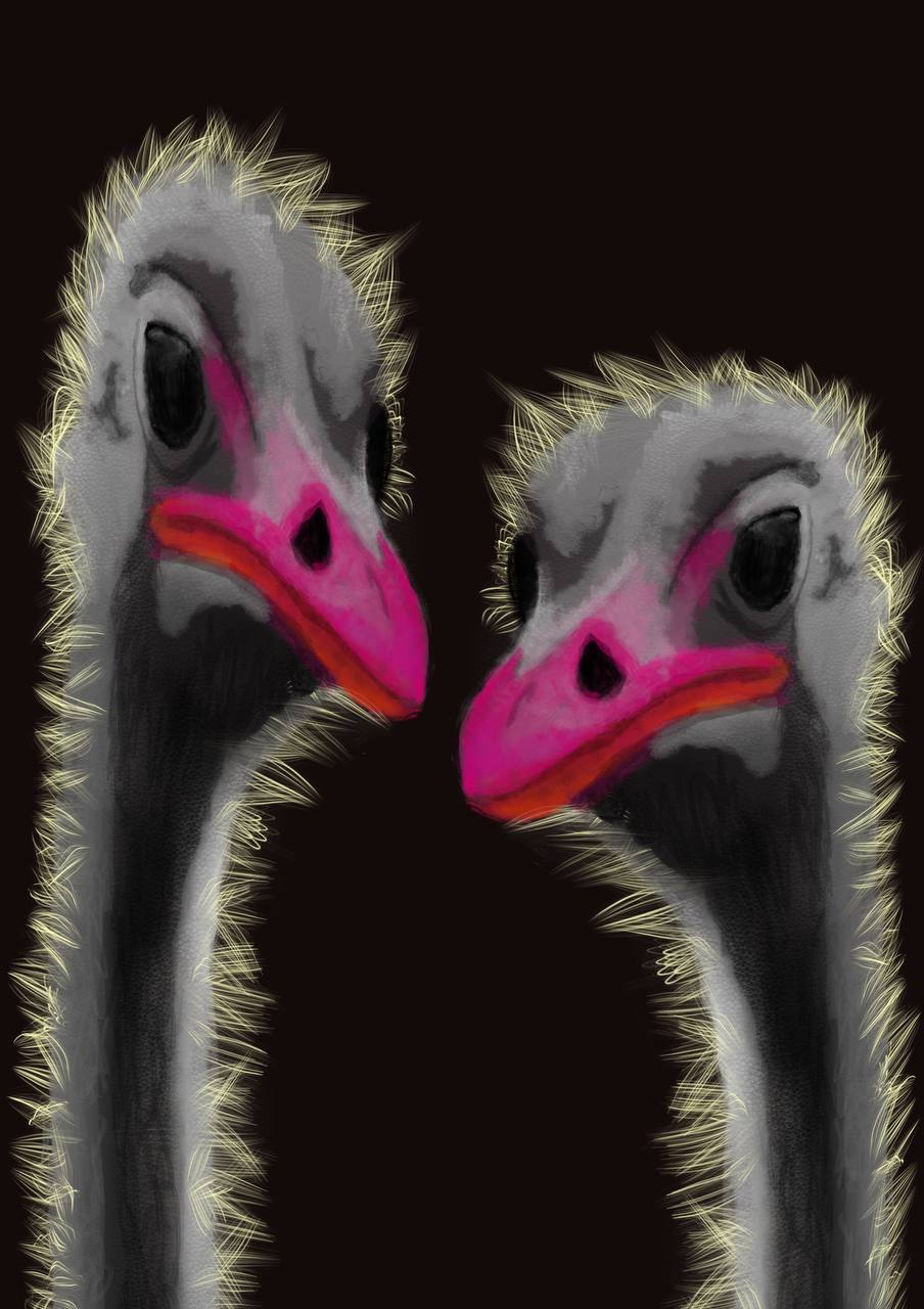 Tricky's Creature Carnival Watercolor "The Oddstriches"