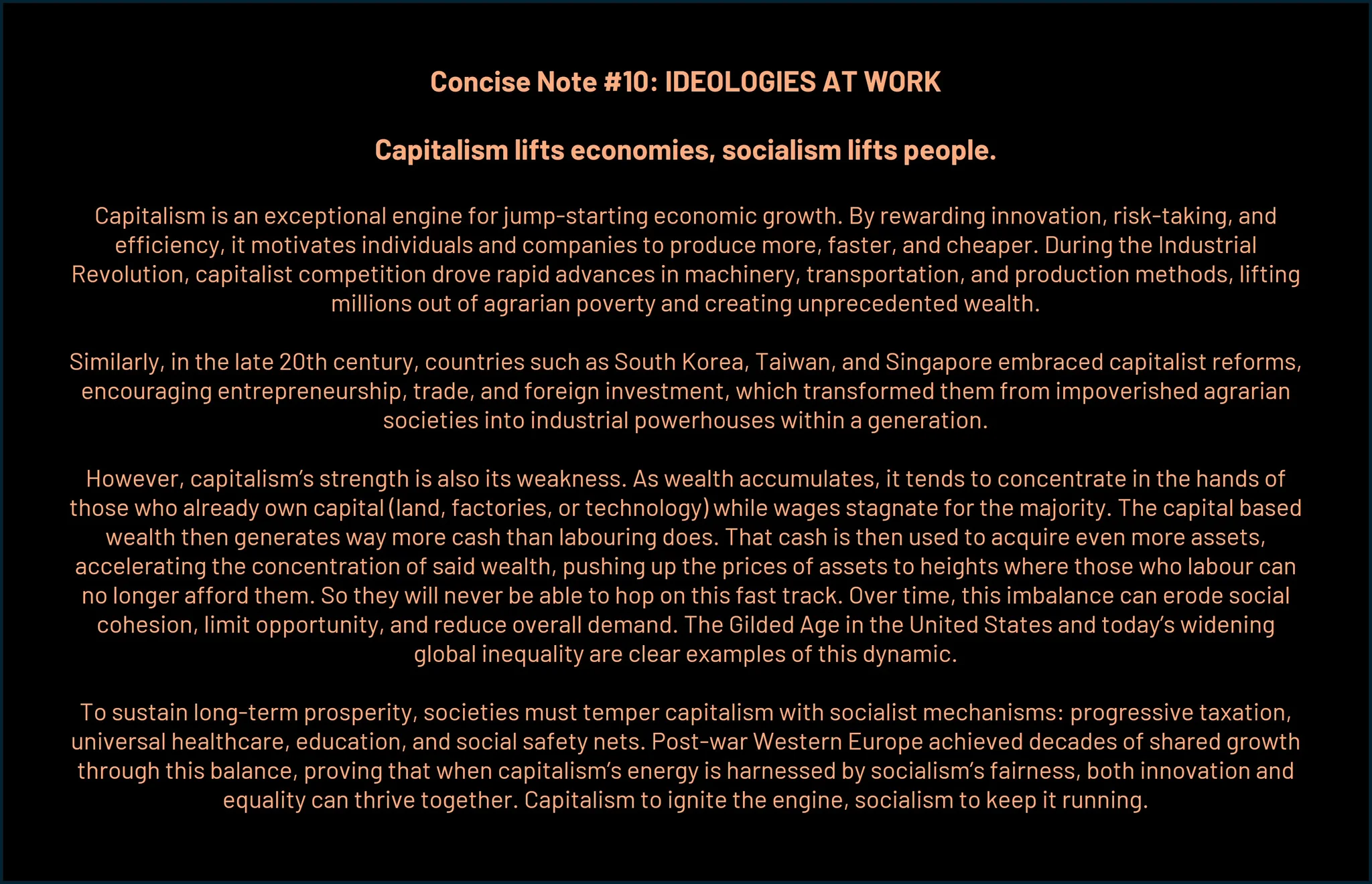 Concise Note #10: Ideologies at Work