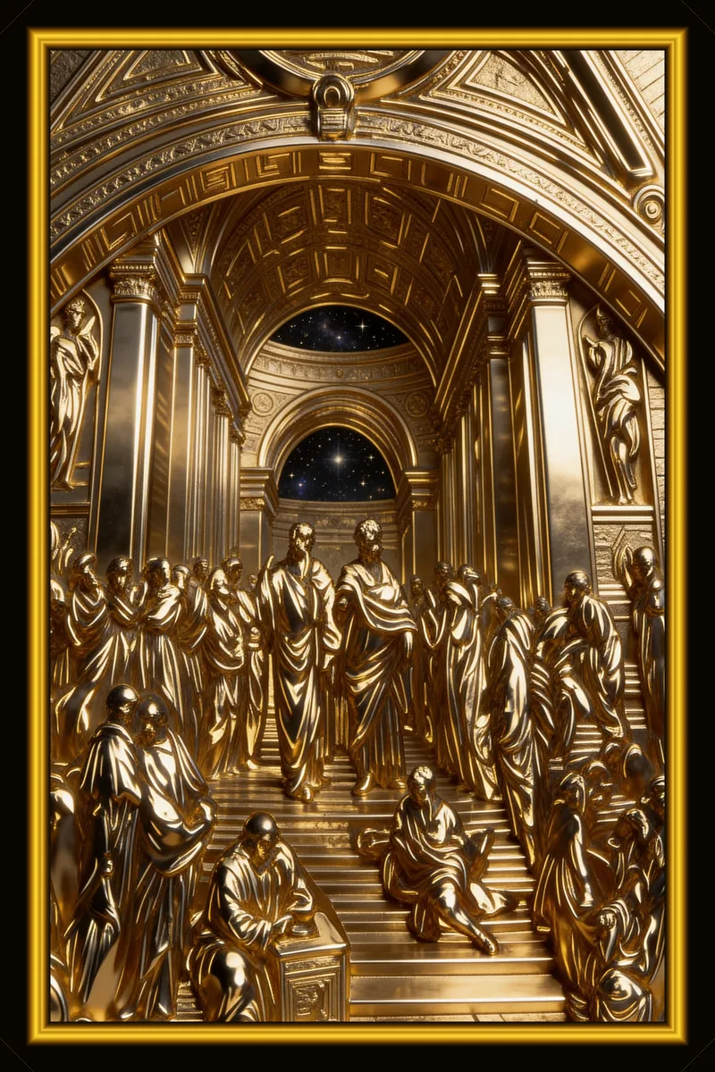 The School of Athens — Gold