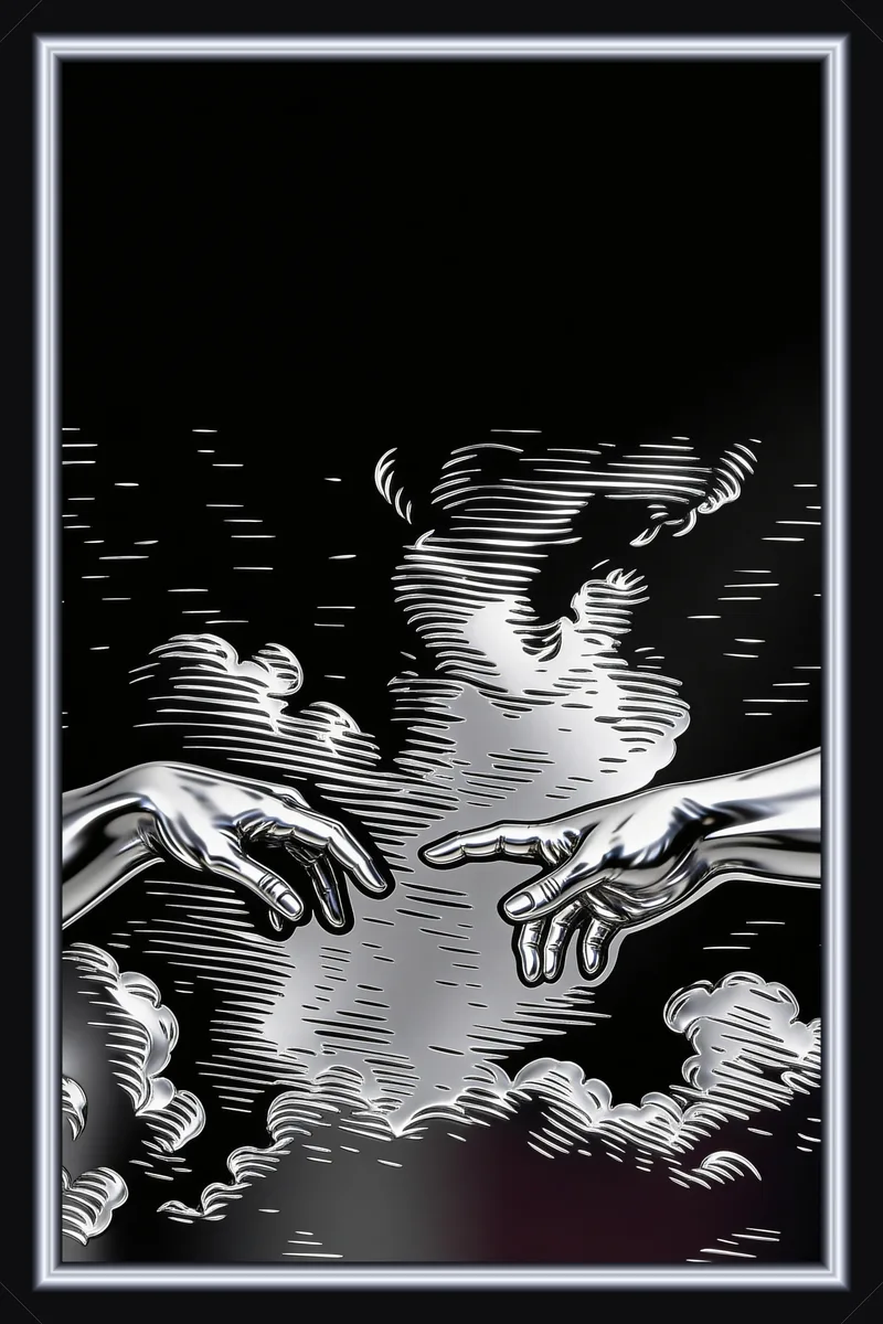 The creation of Adam — Silver