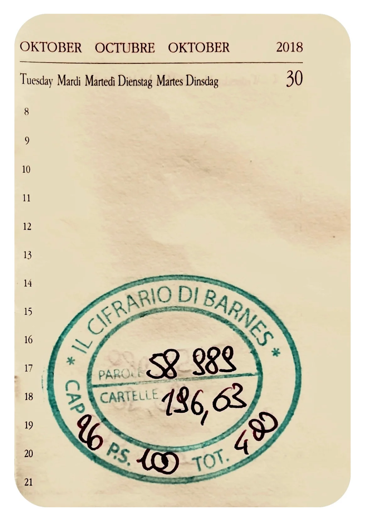 Prova di perseveranza 