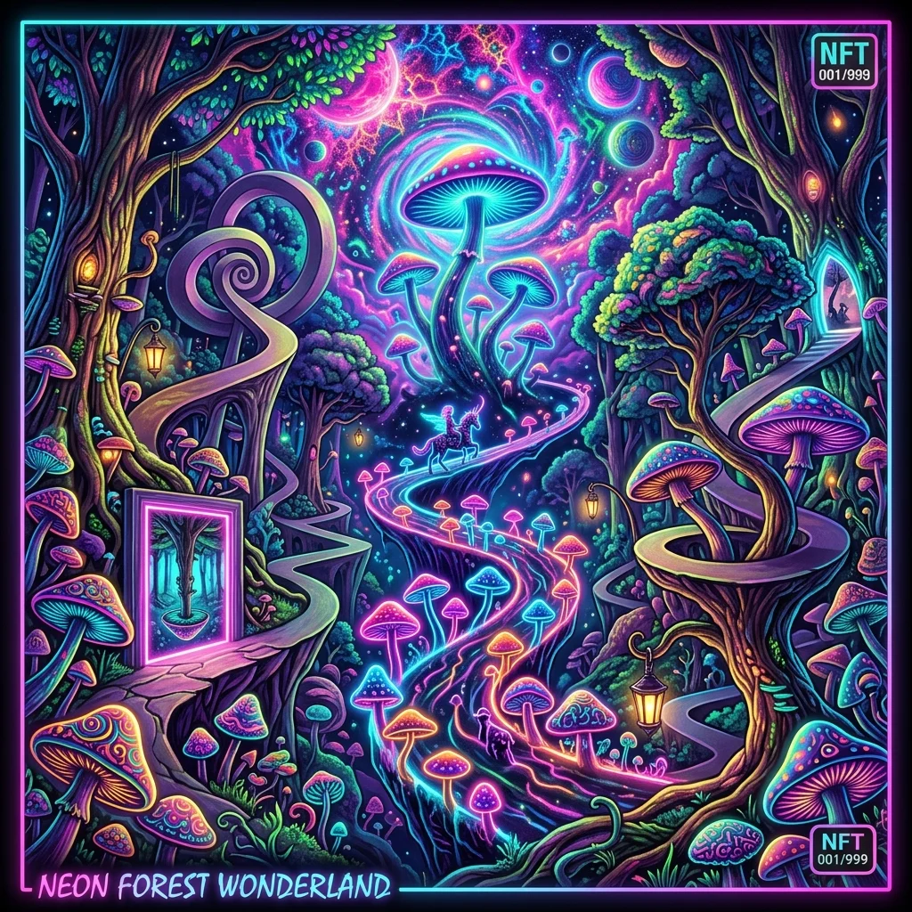 Neon Forest Wonderland