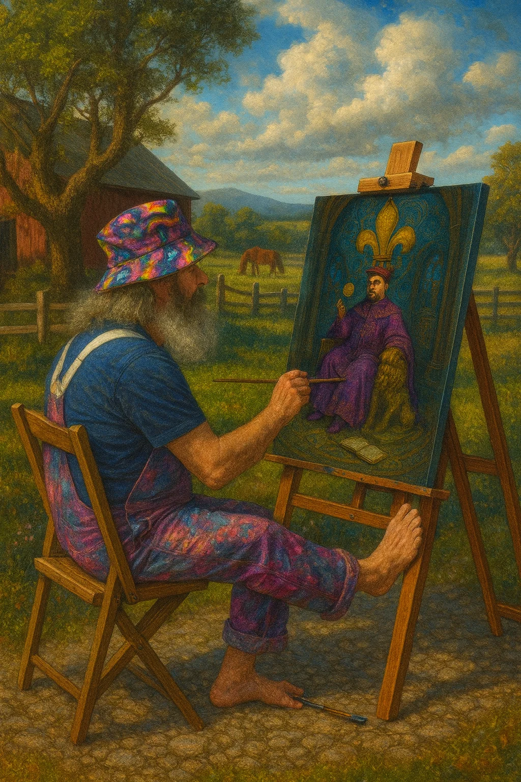 Fleur-de-lis Farmhand