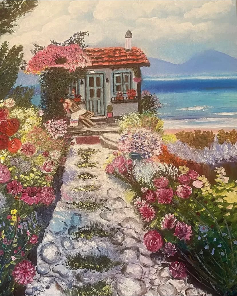 Seaside Cottage in Bloom
